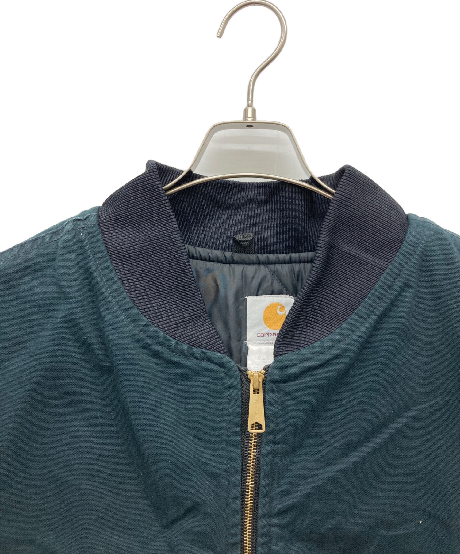 中古・古着通販】CarHartt (カーハート) ダック地ベスト ブラック