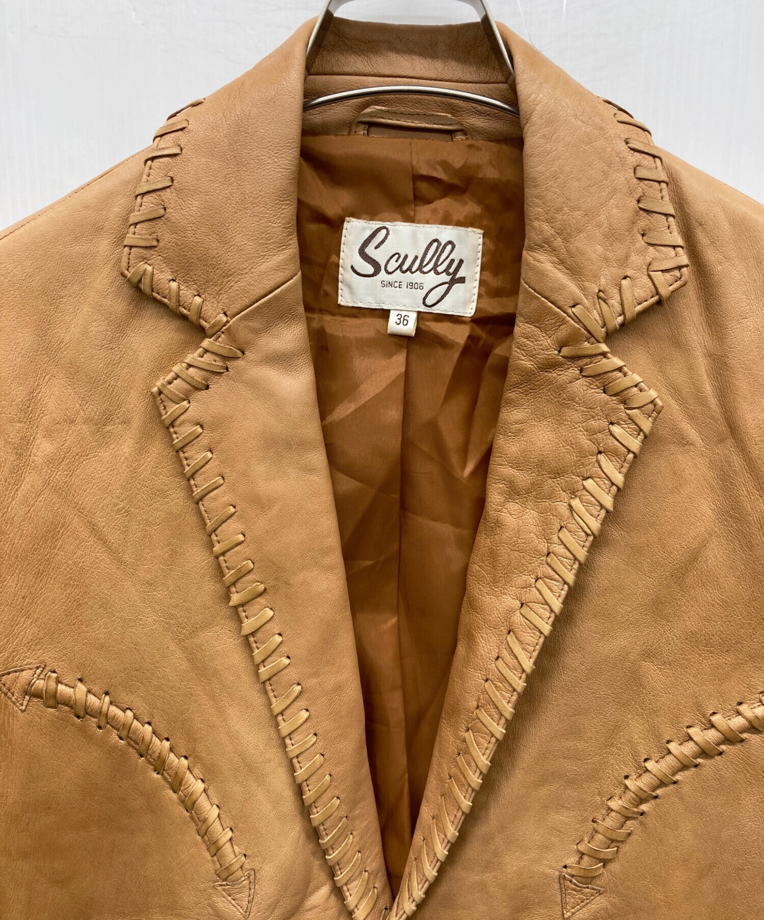 中古・古着通販】SCULLY (スカリー) ウエスタンレザージャケット