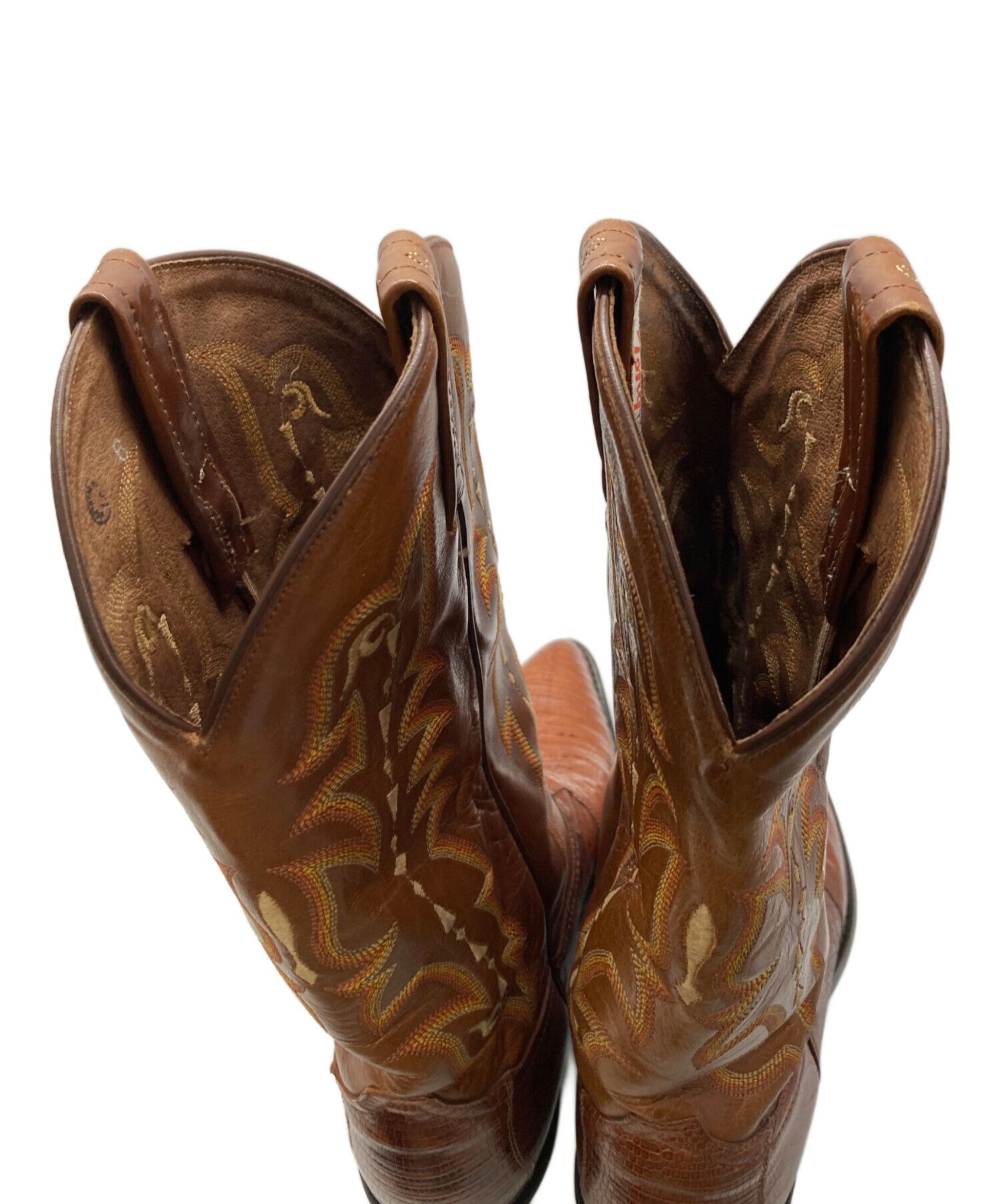 希少★USA製　Tony Lama　トニーラマ　ウエスタンブーツ　ダークブラウン 中古・古着通販】TONY LAMA (トニーラマ) ウェスタンブーツ ブラウン