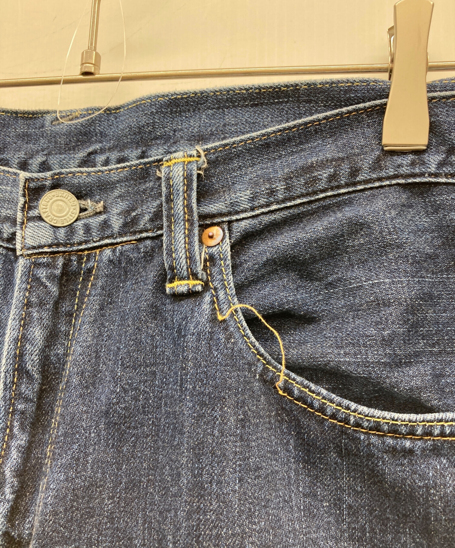 エビスジーンズ×ウェアーハウス　コラボデニム　W36 USED エビスジーンズ×ウェアーハウス コラボデニム W36 USED 2025年最新