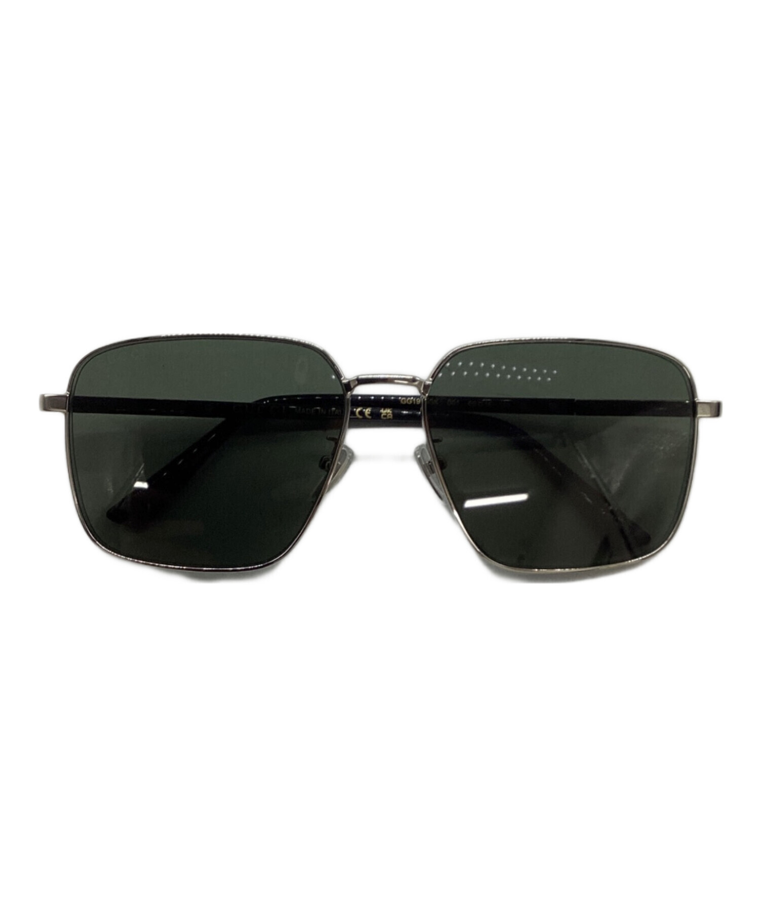 中古・古着通販】GUCCI (グッチ) サングラス ブラック サイズ:XL 