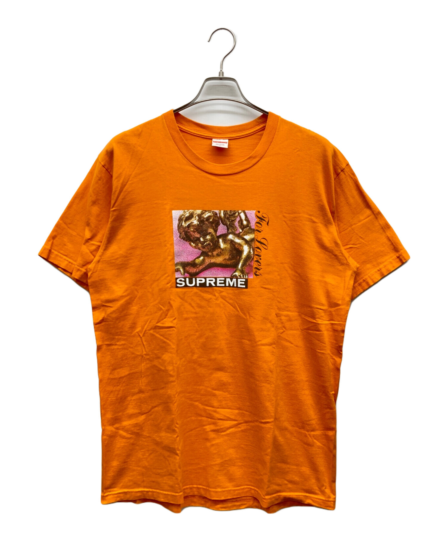 愛*ん様 Supreme シュプリーム　メッシュシャツ 52番 オレンジLサイズ 愛*ん様 Supreme シュプリーム メッシュシャツ 52番 オレンジLサイズ