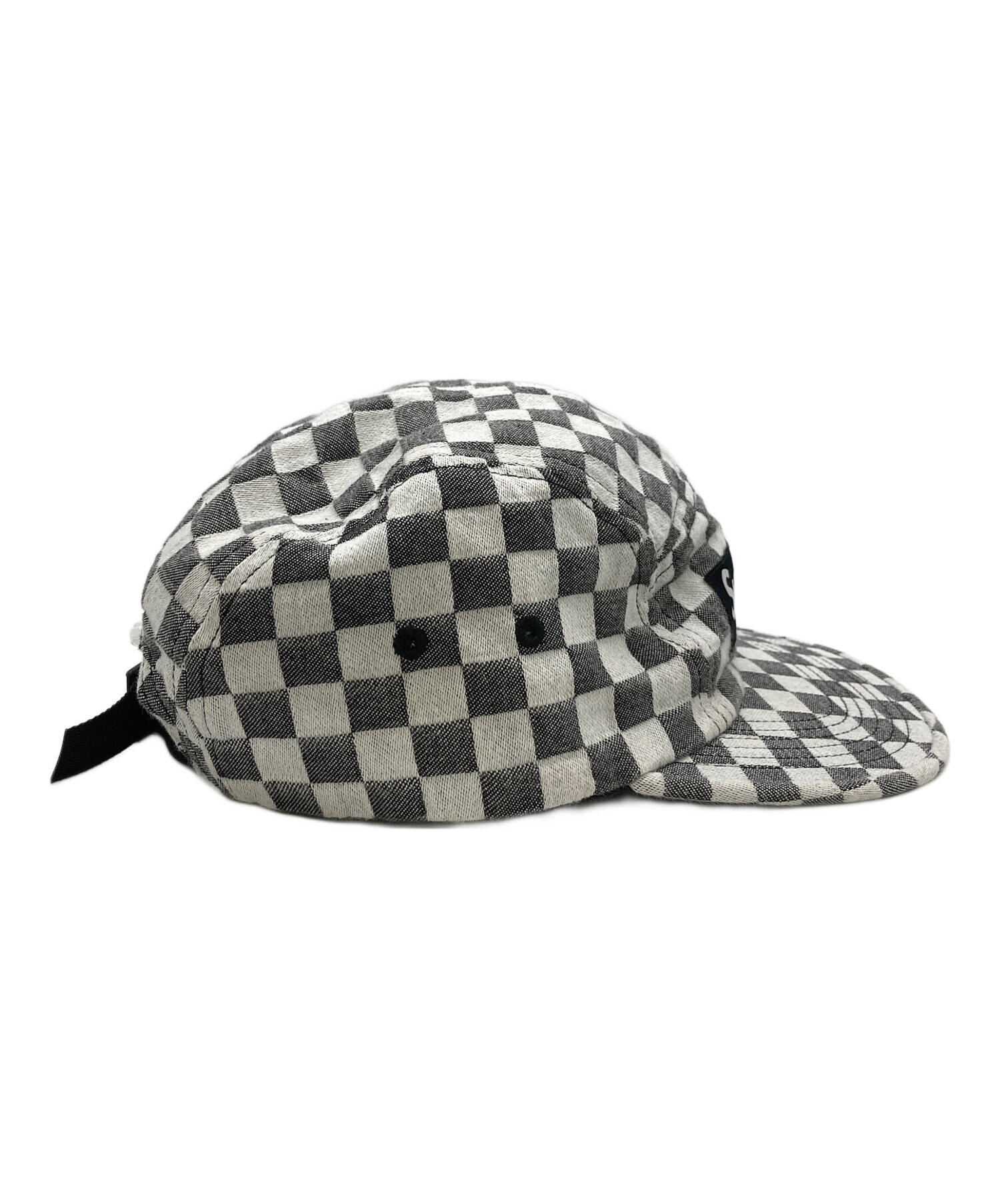 Supreme キャップ チェッカーフラッグ柄 中古・古着通販】SUPREME (シュプリーム) チェッカー柄キャップ