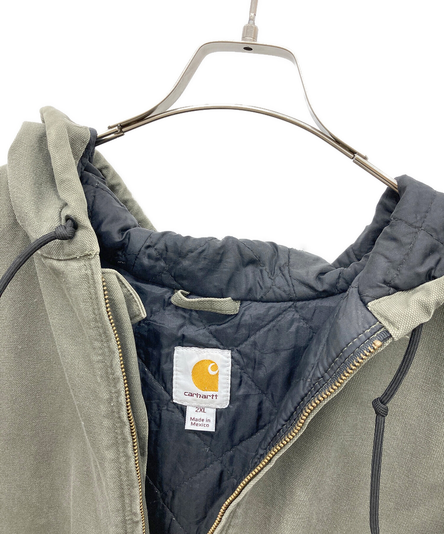 中古・古着通販】CarHartt (カーハート) アクティブパーカー カーキ