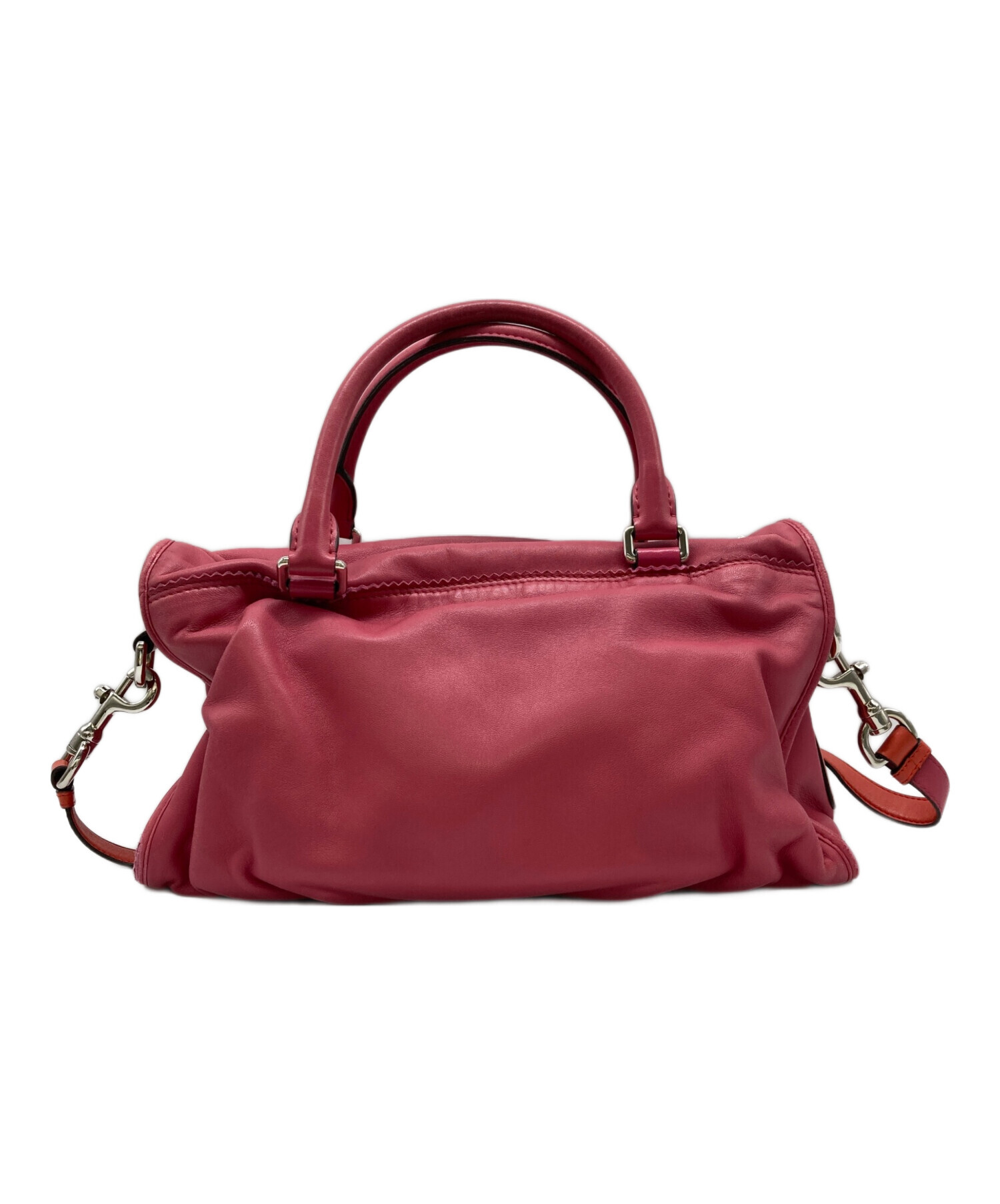 中古・古着通販】LOEWE (ロエベ) ハンドバッグ ピンク｜ブランド・古着