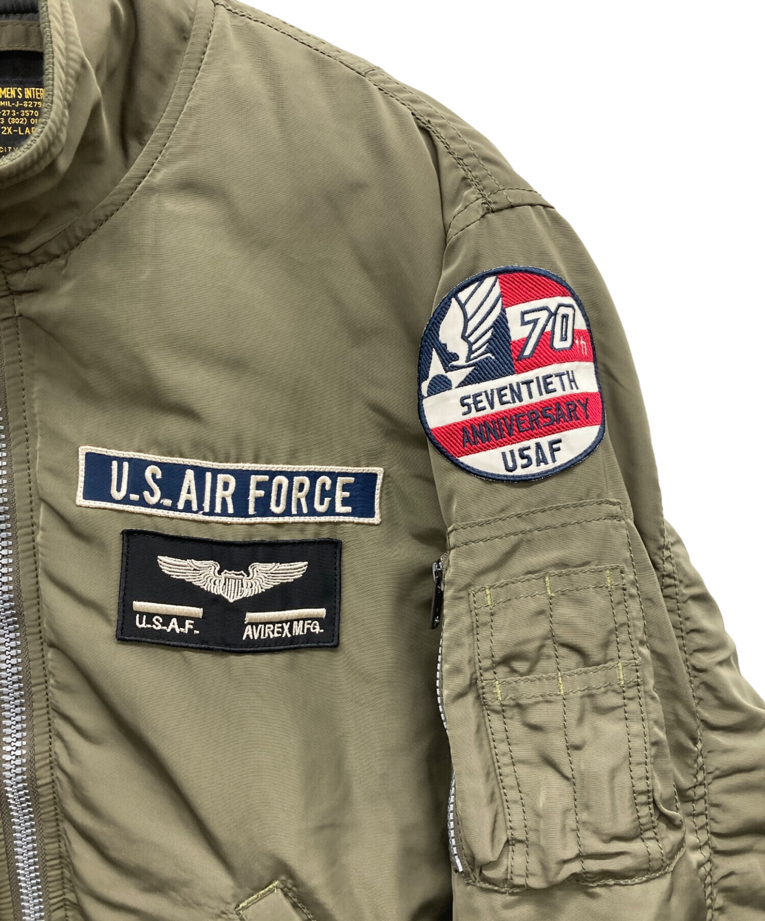 中古・古着通販】AVIREX (アヴィレックス) MA-1フライトジャケット