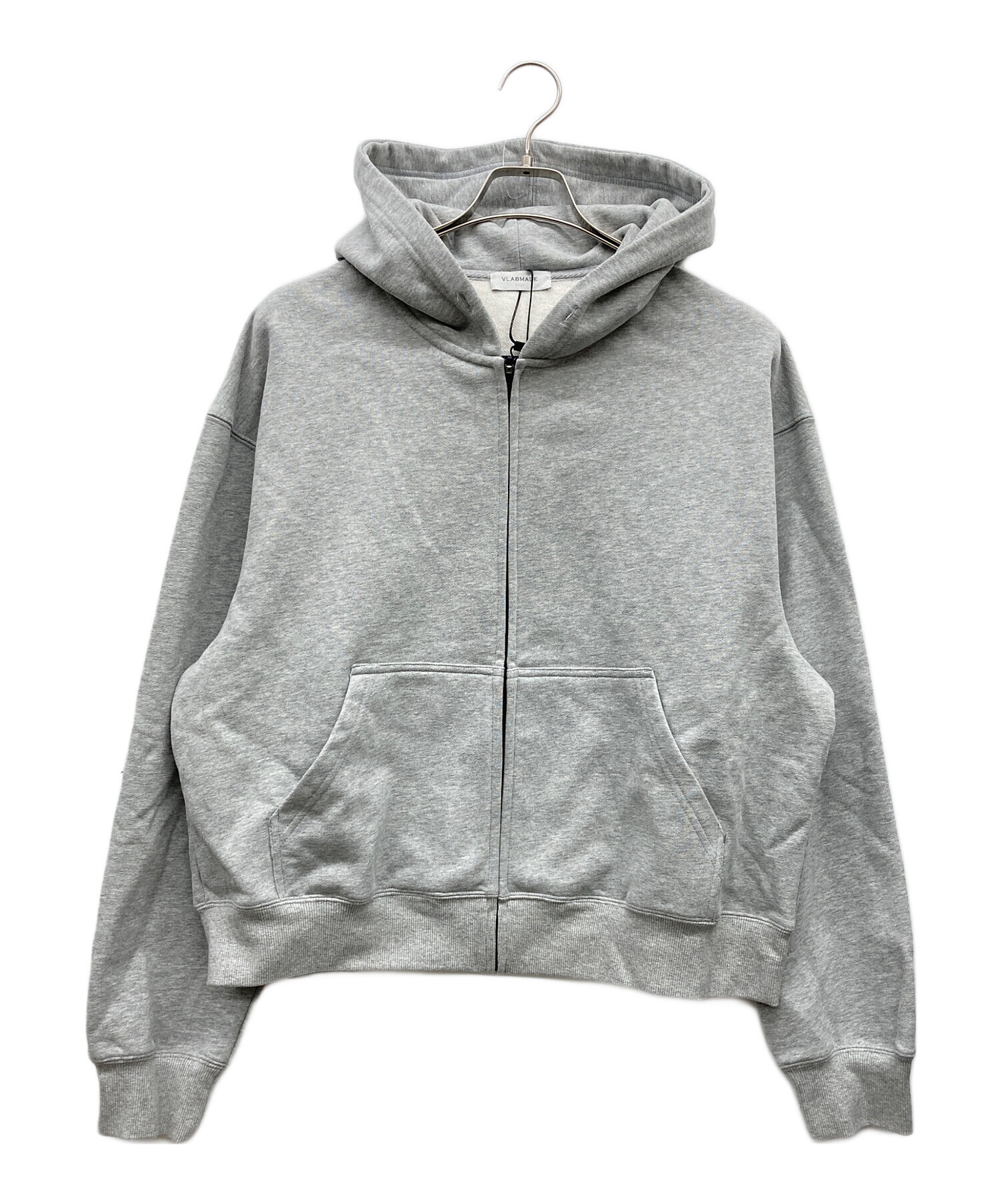 中古・古着通販】VLABMADE (ブイラボメイド) ジップパーカー グレー