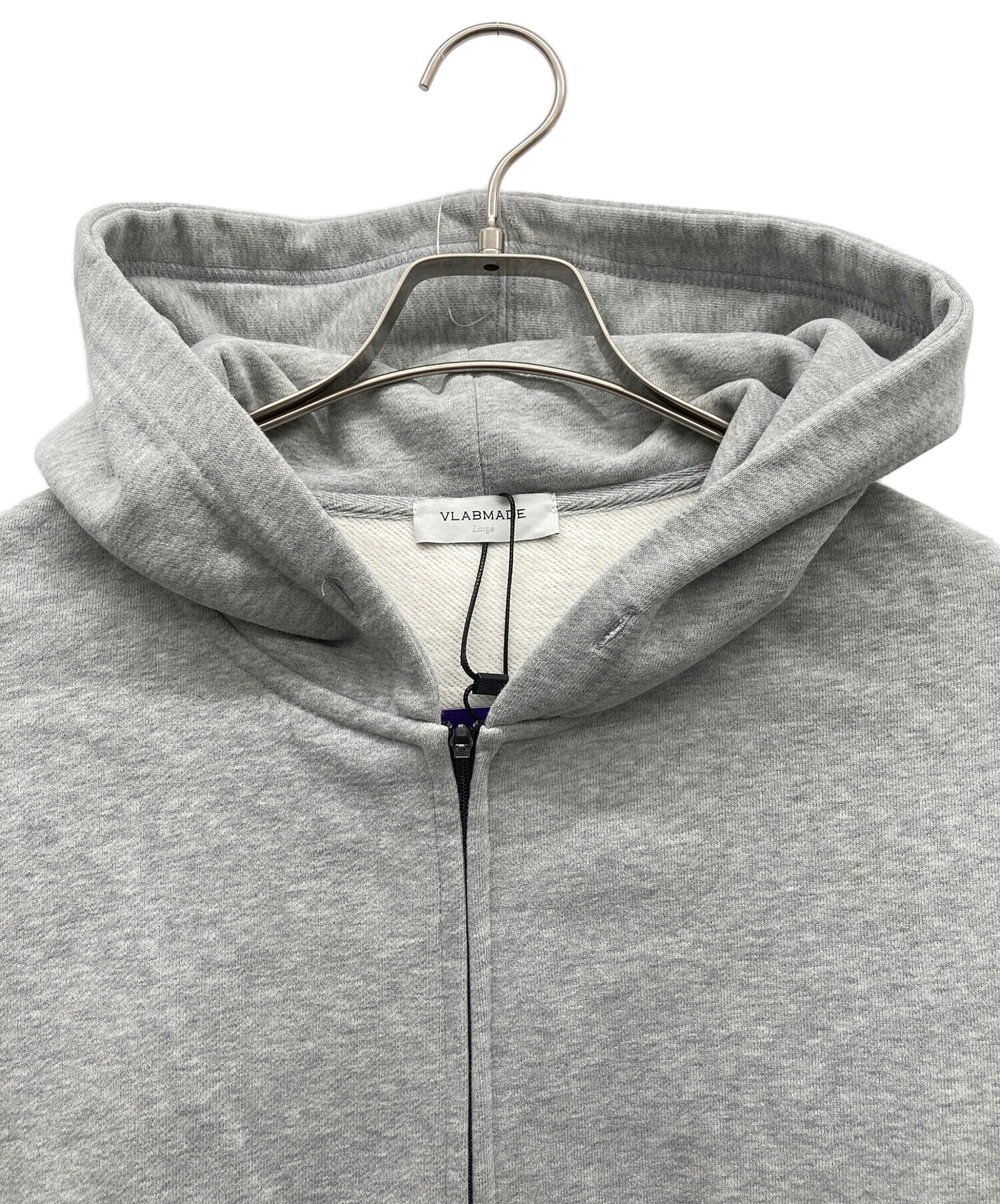 中古・古着通販】VLABMADE (ブイラボメイド) ジップパーカー グレー