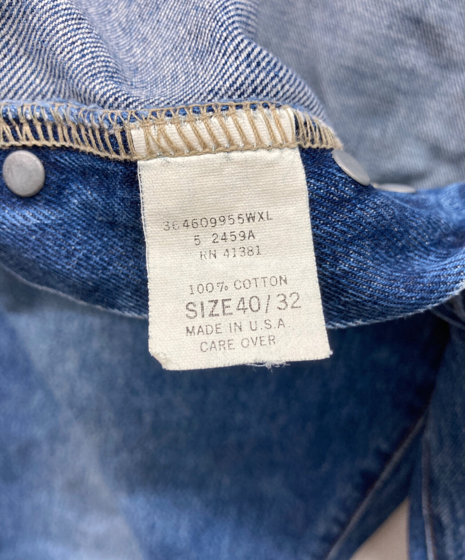 中古・古着通販】RRL (ダブルアールエル) デニムパンツ インディゴ