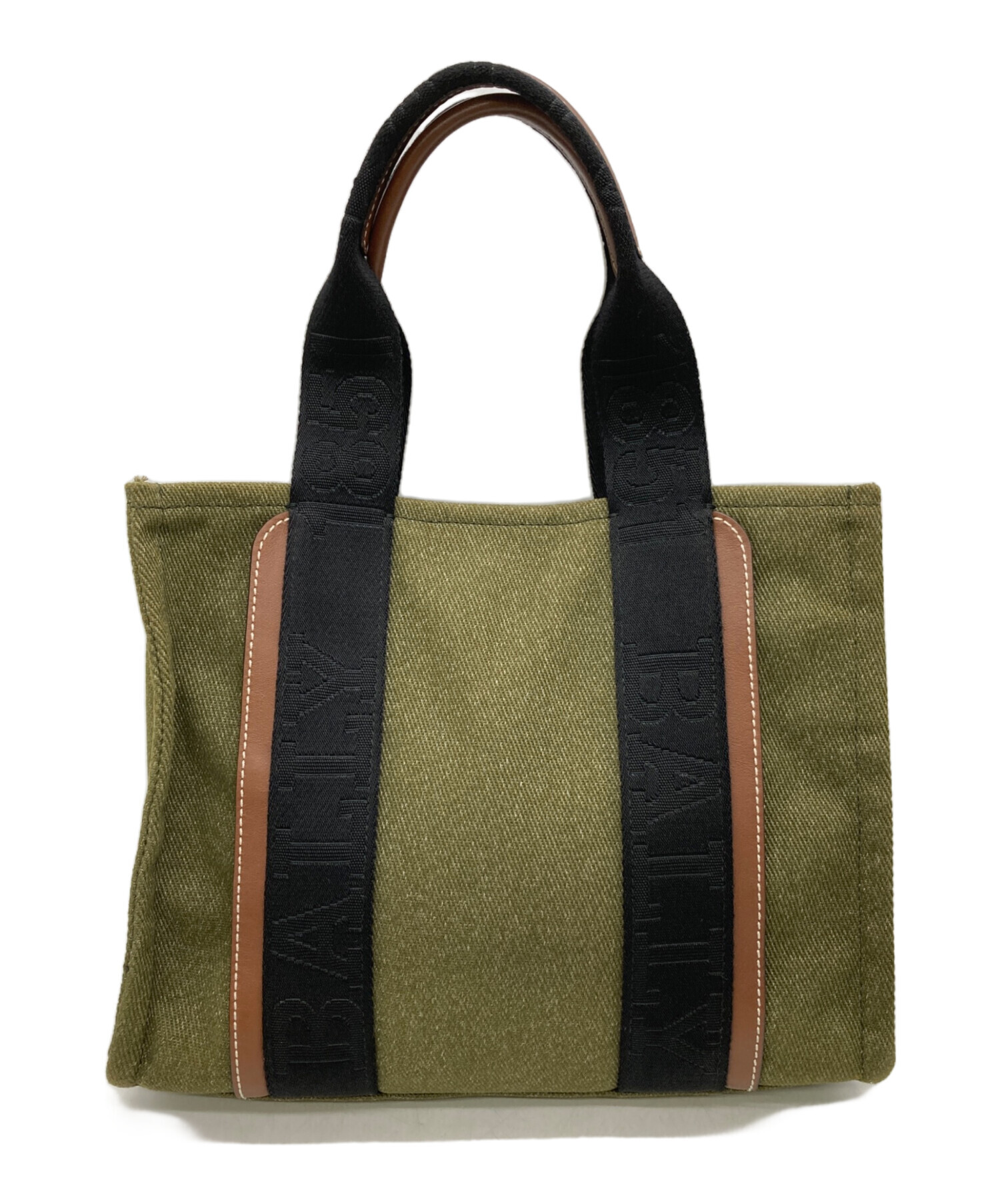 中古・古着通販】BALLY (バリー) ハンドバッグ グリーン｜ブランド