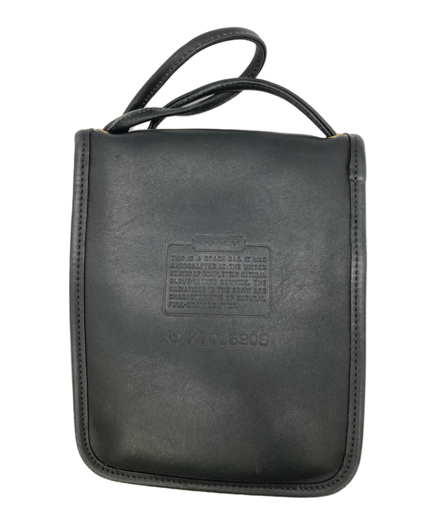 中古・古着通販】COACH (コーチ) ショルダーバッグ ブラック｜ブランド