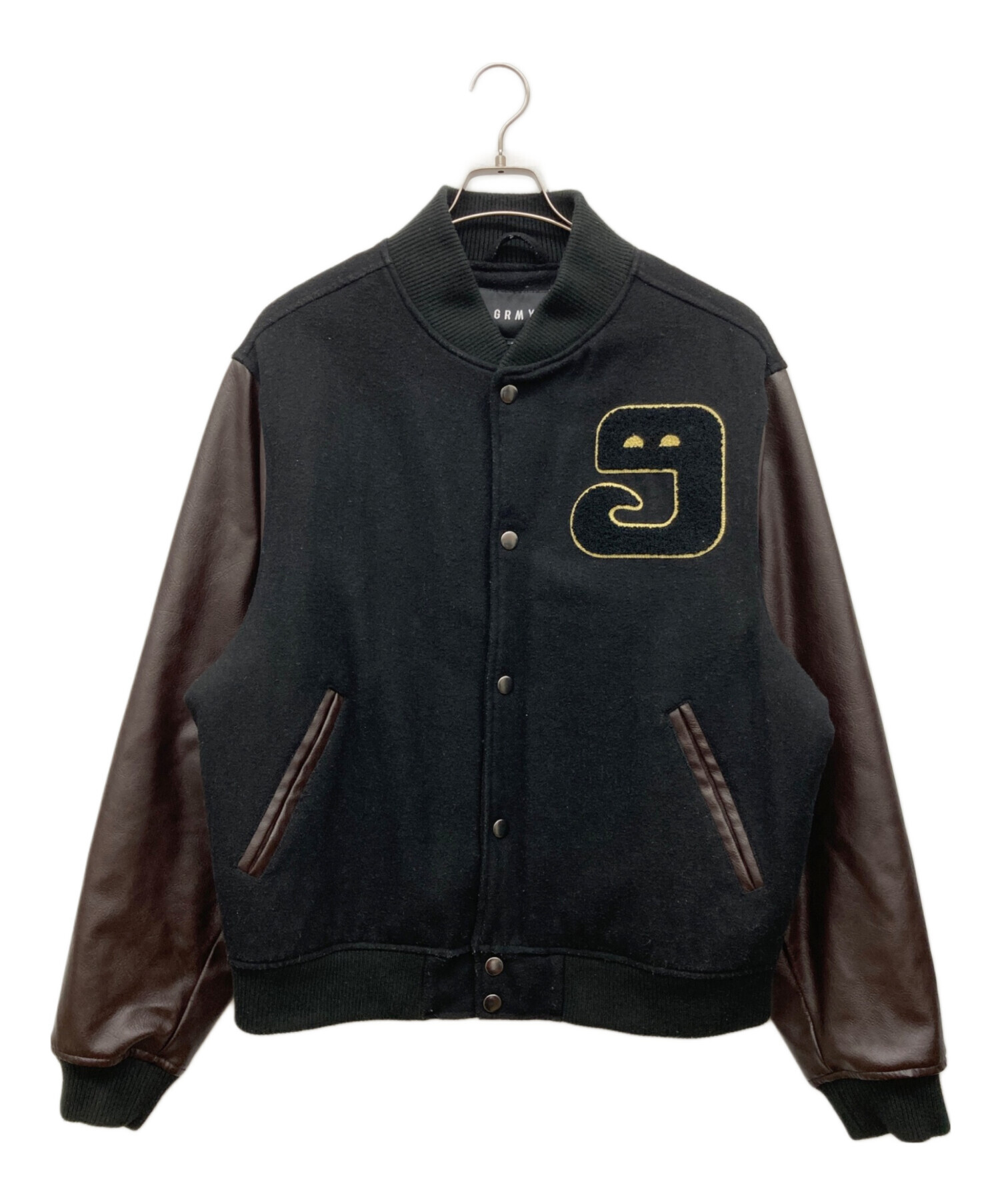 中古・古着通販】GRMY (グライミー) 切替スタジャン ブラック サイズ 