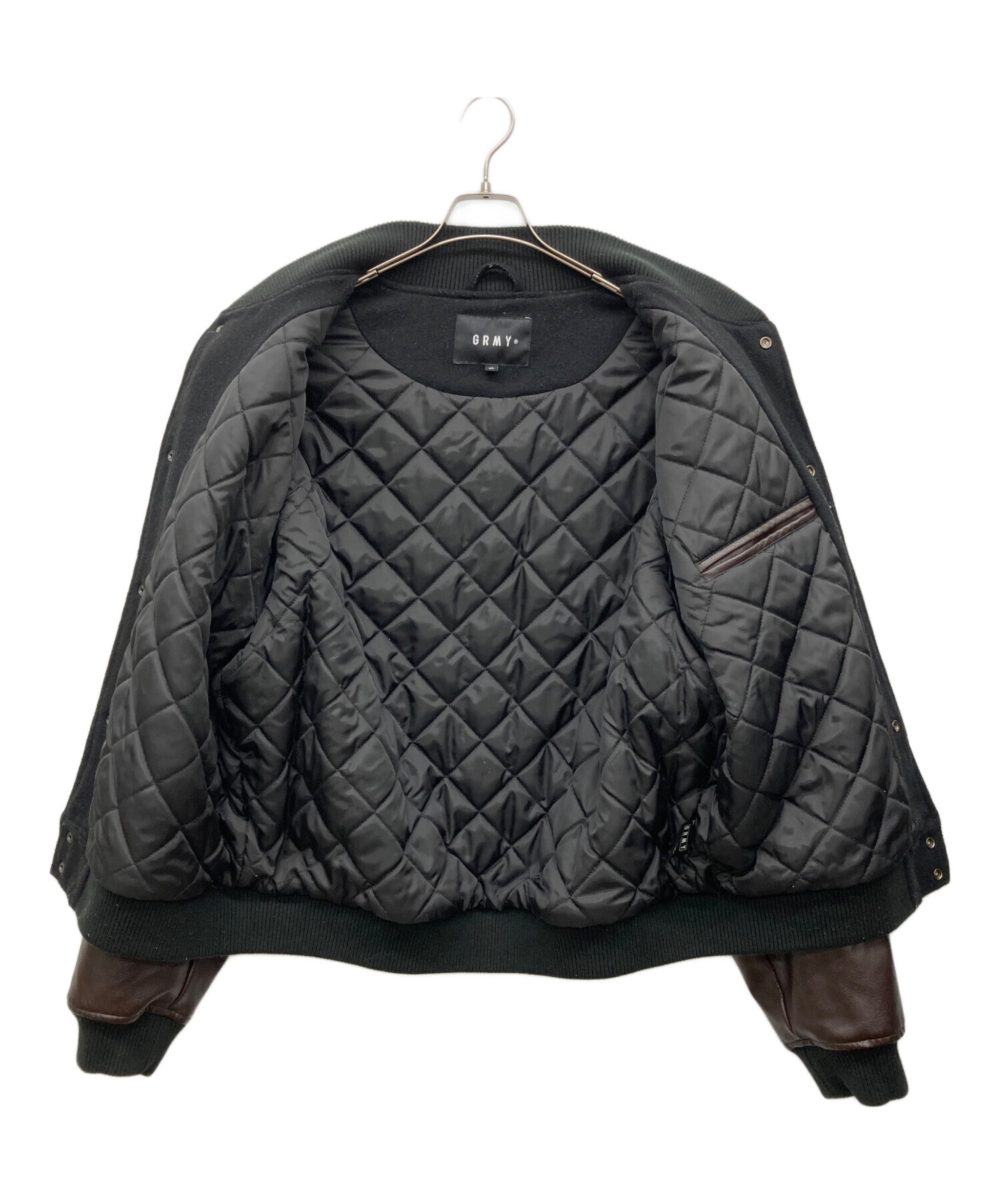中古・古着通販】GRMY (グライミー) 切替スタジャン ブラック サイズ 