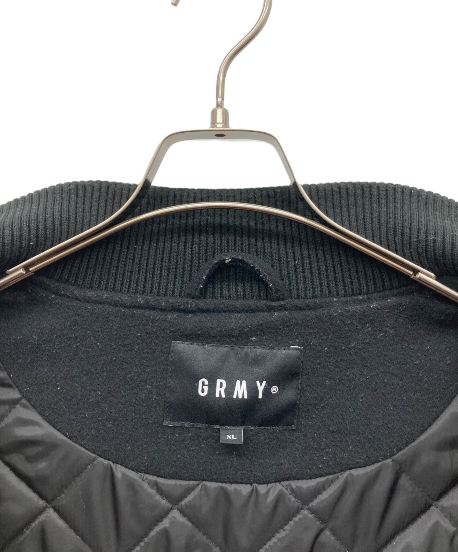 中古・古着通販】GRMY (グライミー) 切替スタジャン ブラック サイズ 