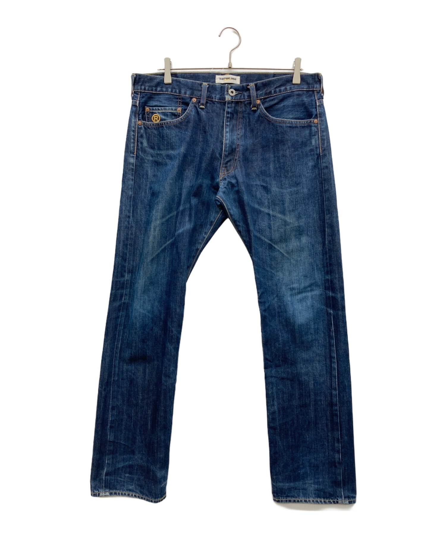 エイプ デニム フロントスター Sサイズ A BATHING APE アベイシング