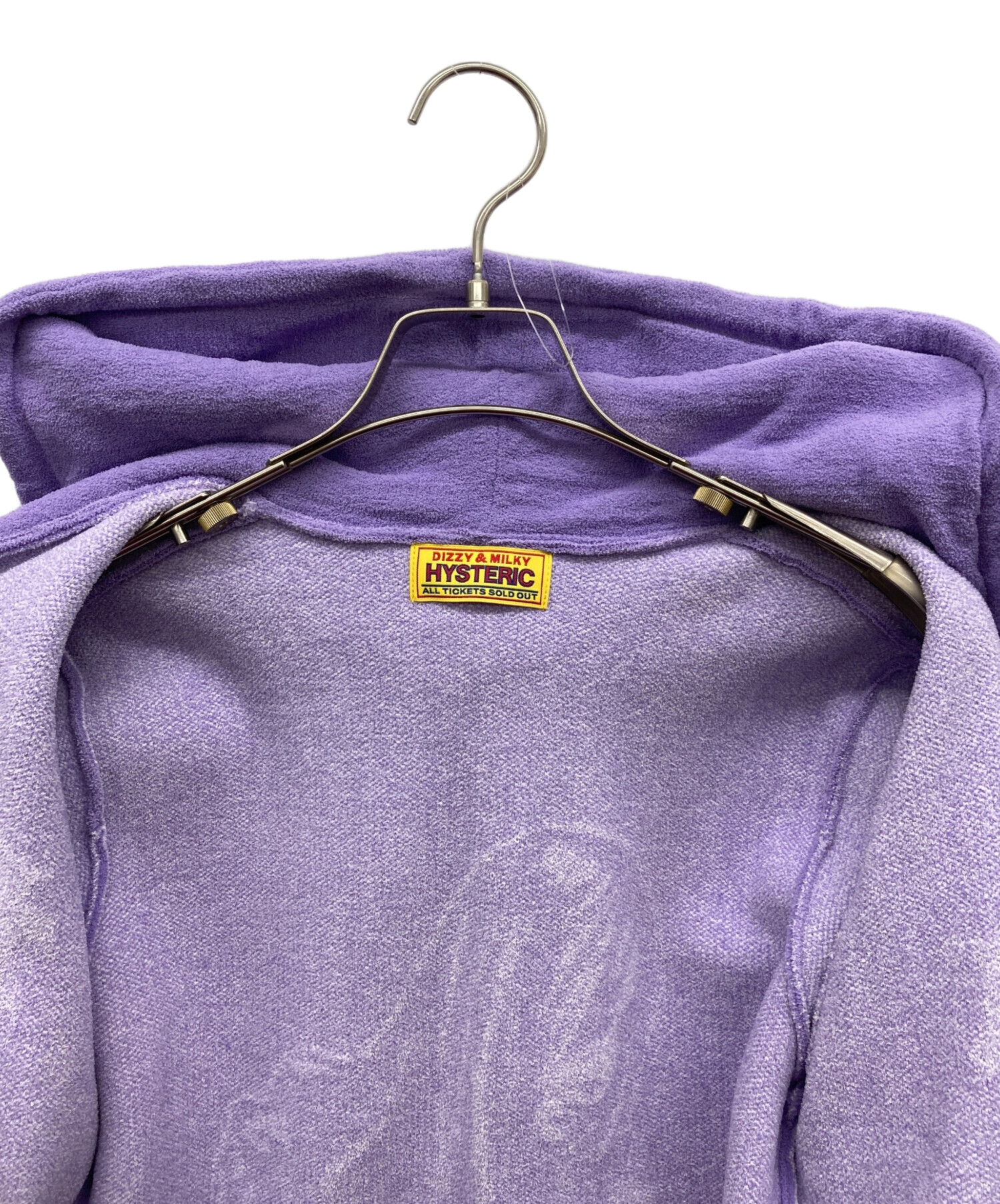 ヒステリックグラマー　フルジップ　ジップアップ　パーカー　フーディ　紫　初期タグ 中古・古着通販】Hysteric Glamour (ヒステリックグラマー) ジップ