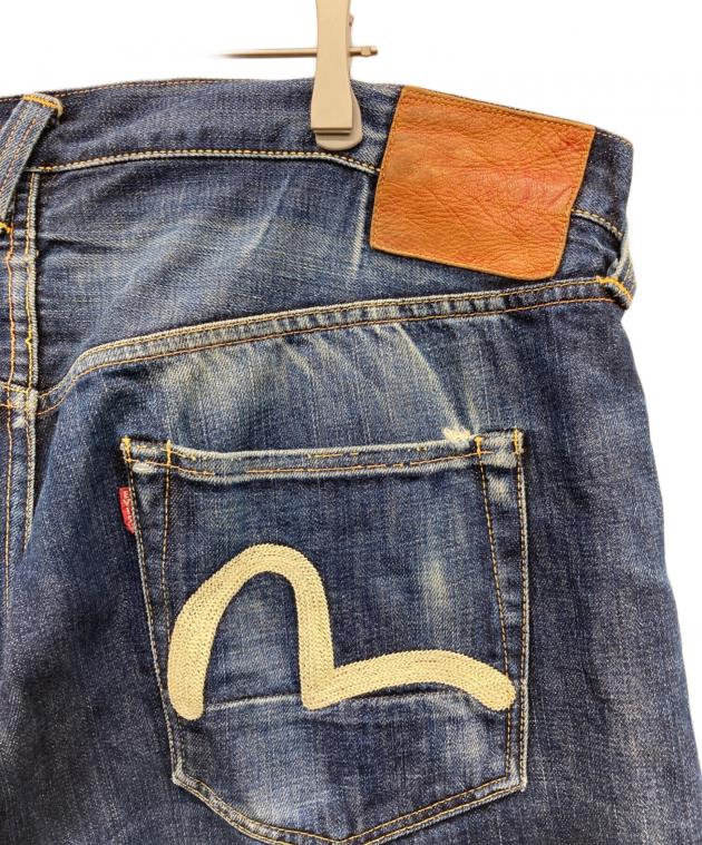 中古・古着通販】EVISU (エヴィス) 刺繍デニムパンツ インディゴ