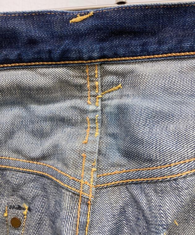 中古・古着通販】EVISU (エヴィス) 刺繍デニムパンツ インディゴ