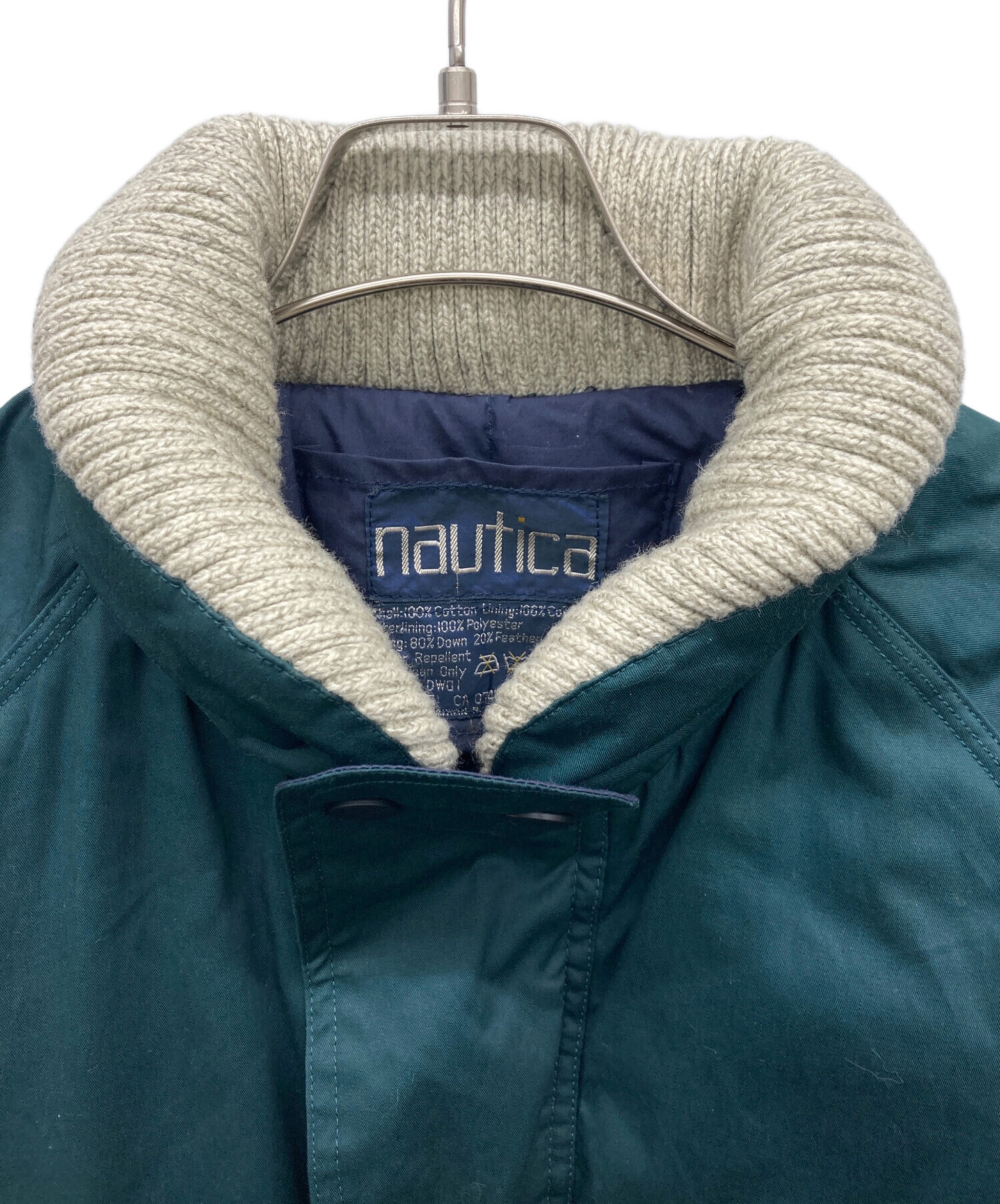 中古・古着通販】NAUTICA (ノーティカ) レザーエルボパッチ中綿