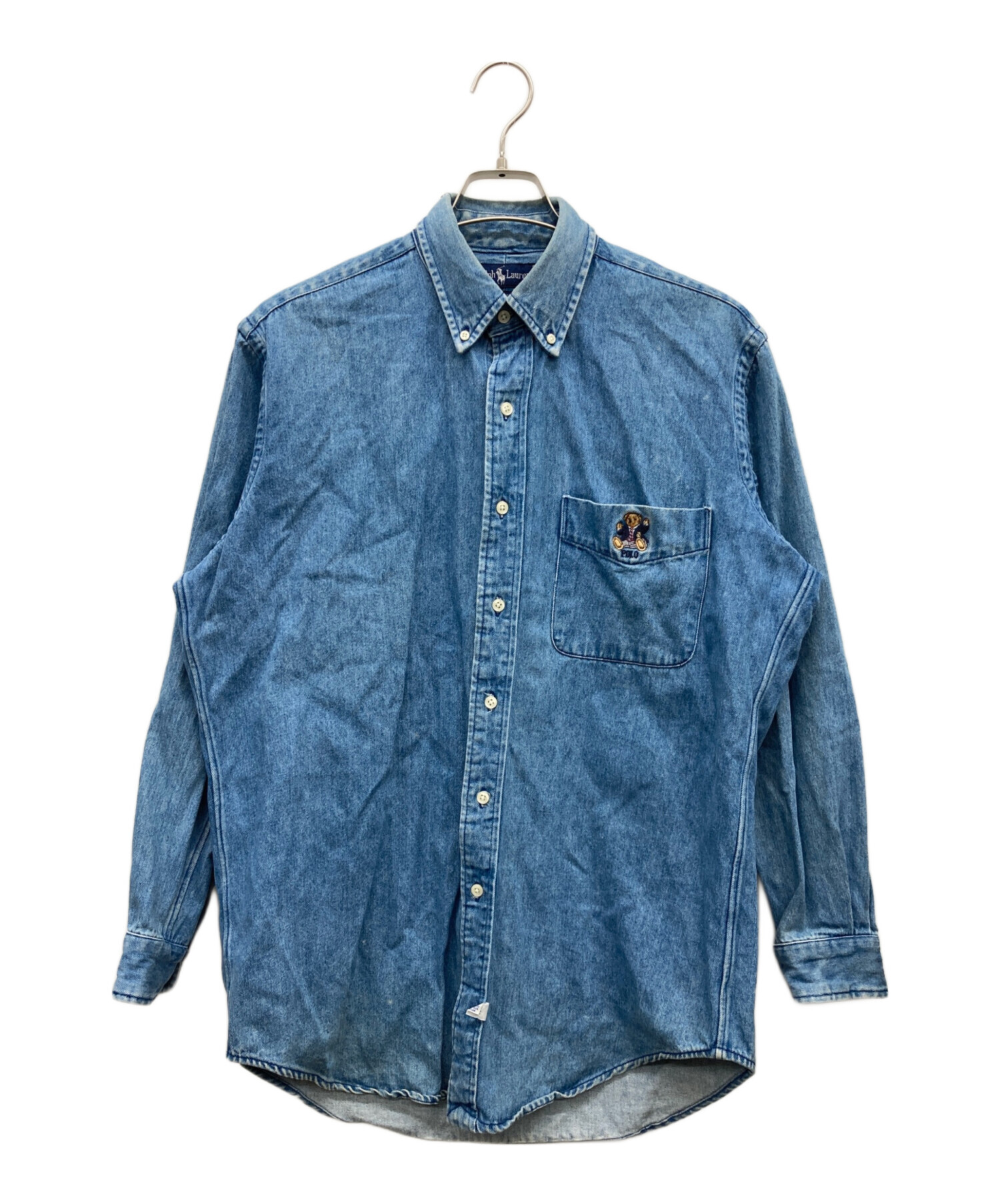 中古・古着通販】RALPH LAUREN (ラルフローレン) ポロベアデニムシャツ