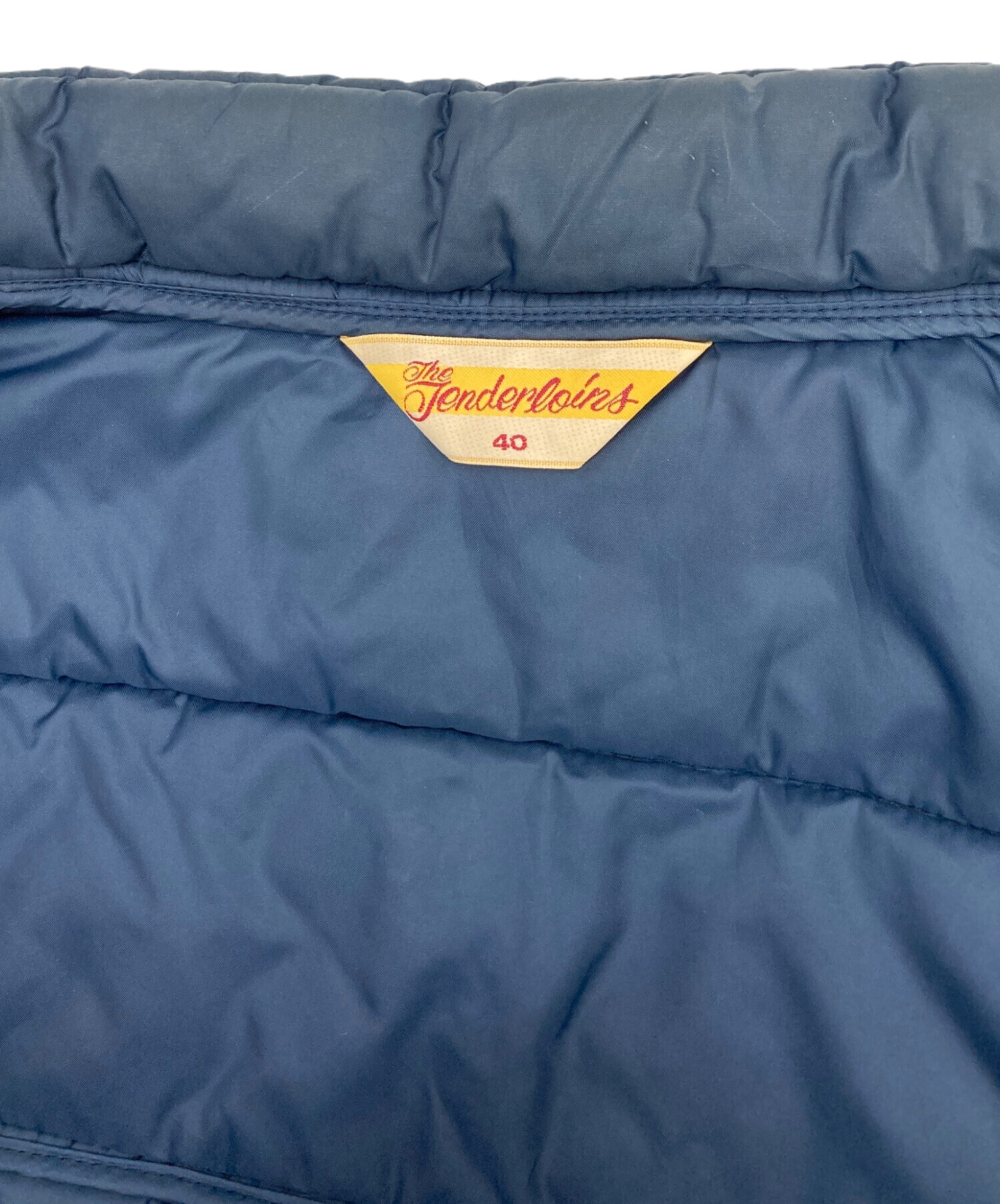 中古・古着通販】TENDERLOIN (テンダーロイン) 中綿ベスト ネイビー
