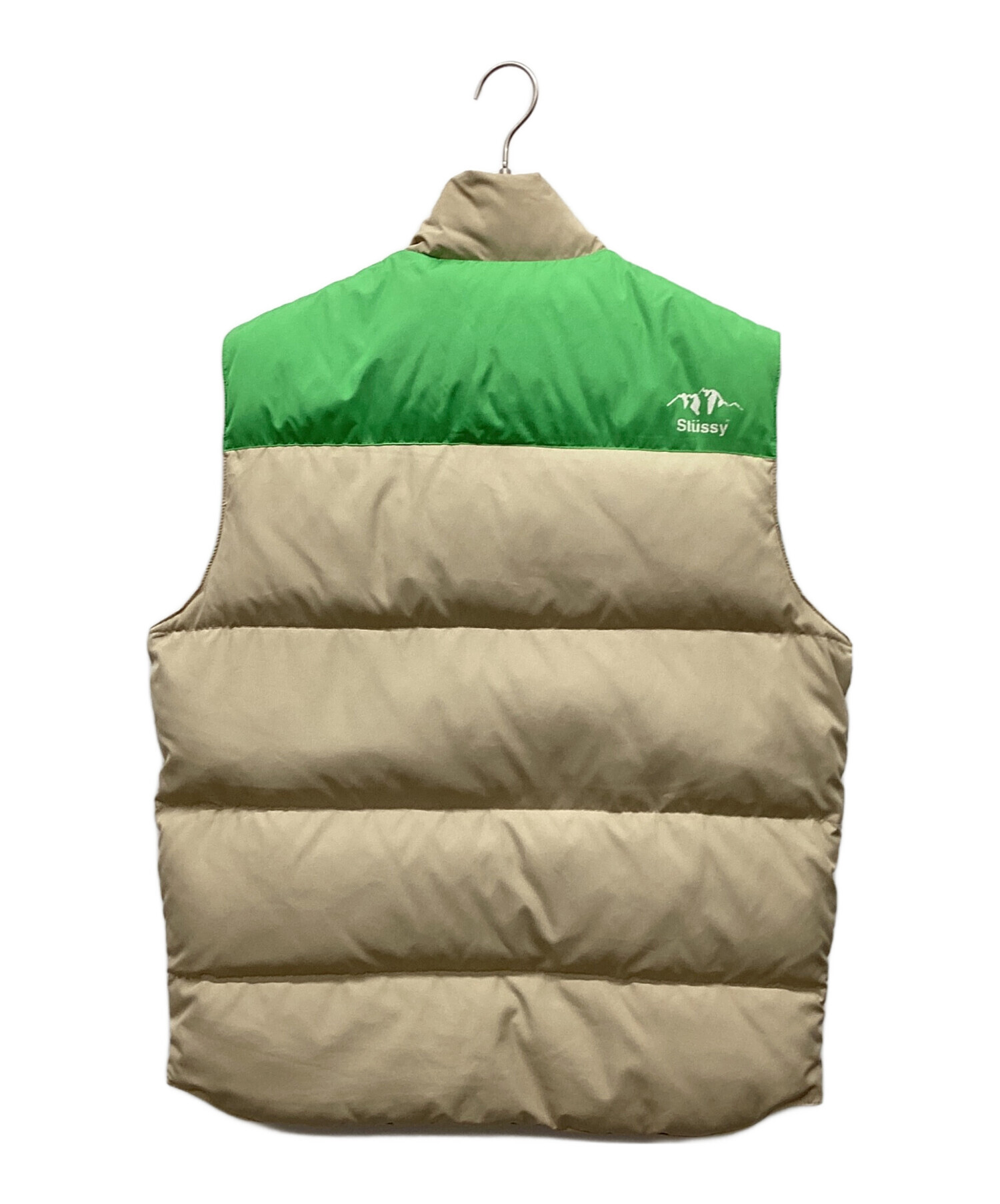 中古・古着通販】stussy (ステューシー) ダウンベスト ベージュ サイズ