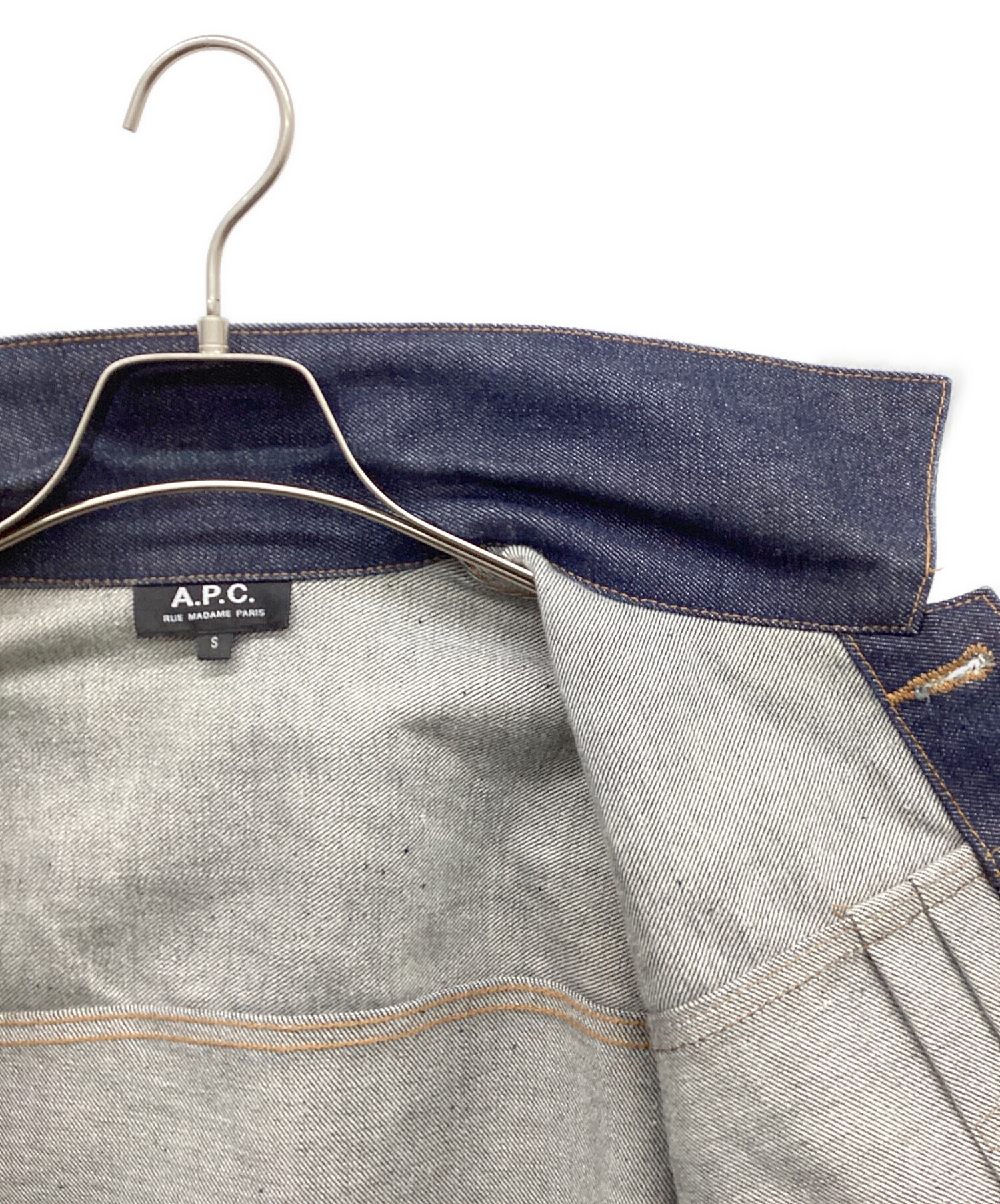 中古・古着通販】A.P.C. (アーペーセー) デニムジャケット インディゴ