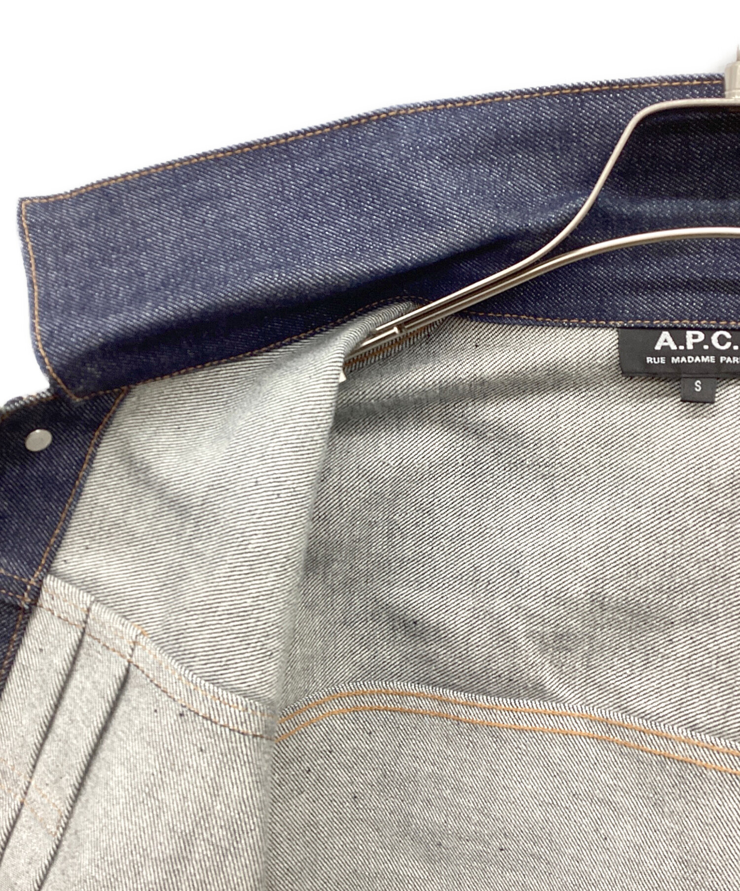 中古・古着通販】A.P.C. (アーペーセー) デニムジャケット インディゴ