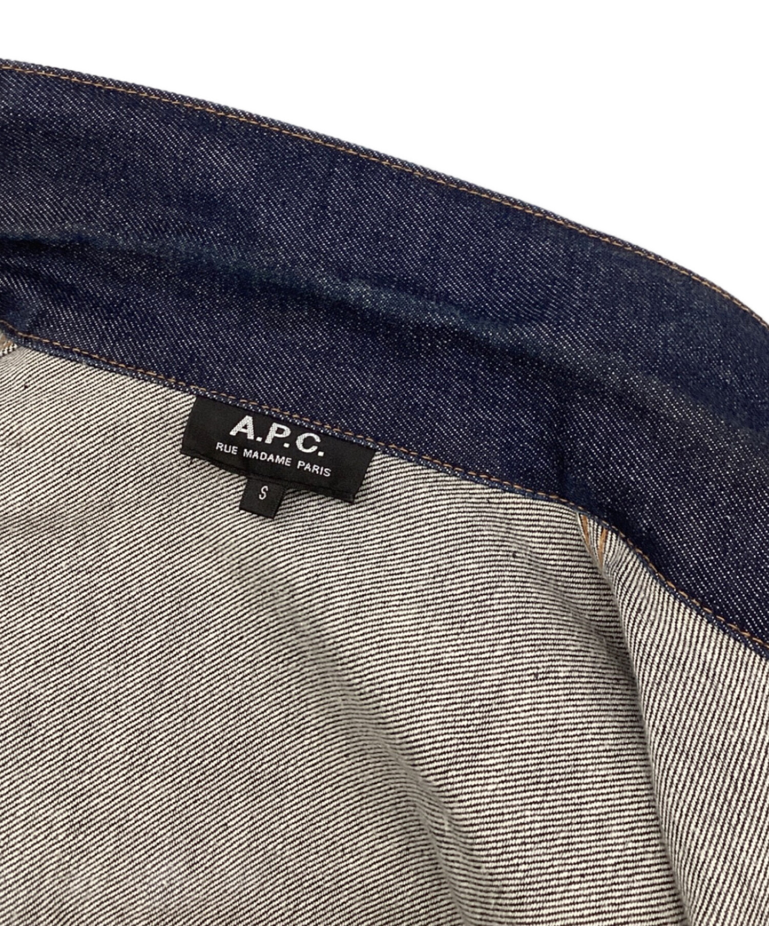 中古・古着通販】A.P.C. (アーペーセー) デニムジャケット インディゴ