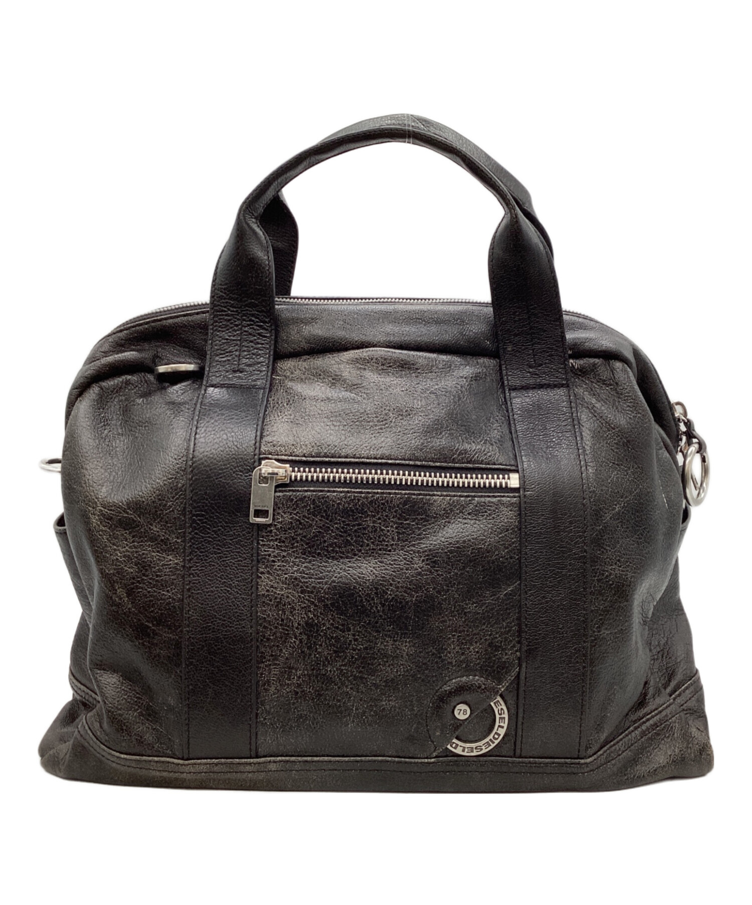 【値下OK】DIESEL トートバッグ 本革 レザーバッグ アンティーク 古着 値下OK】DIESEL トートバッグ 本革 レザーバッグ アンティーク 古着 値