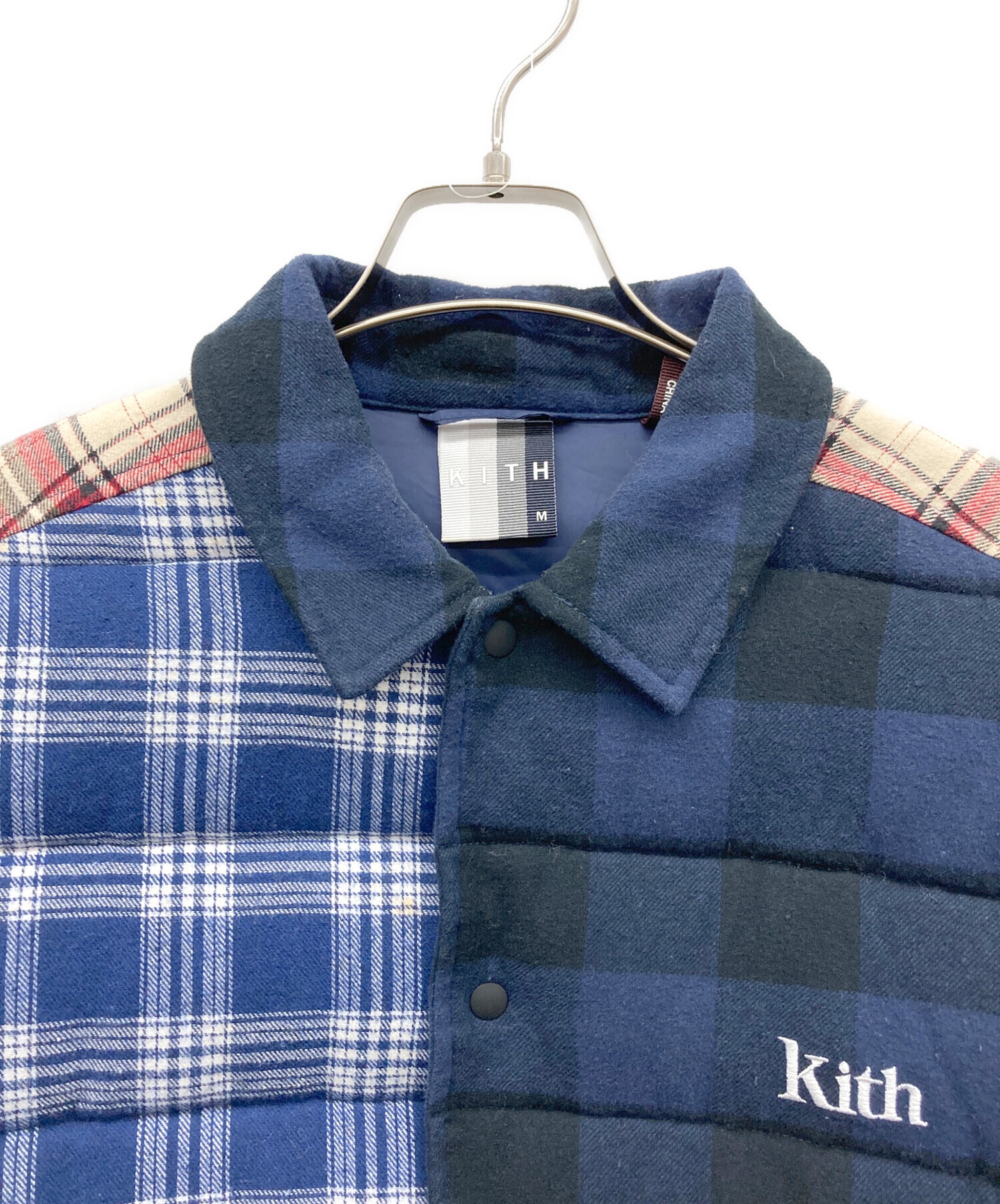 中古・古着通販】KITH (キス) キルティングジャケット ネイビー サイズ