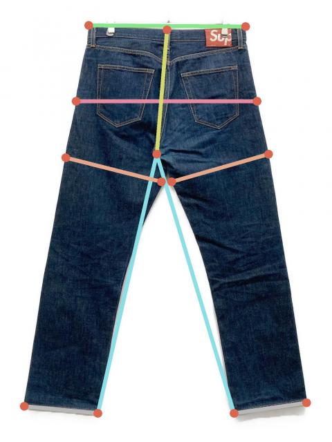 中古・古着通販】Supreme (シュプリーム) セルビッチデニムパンツ