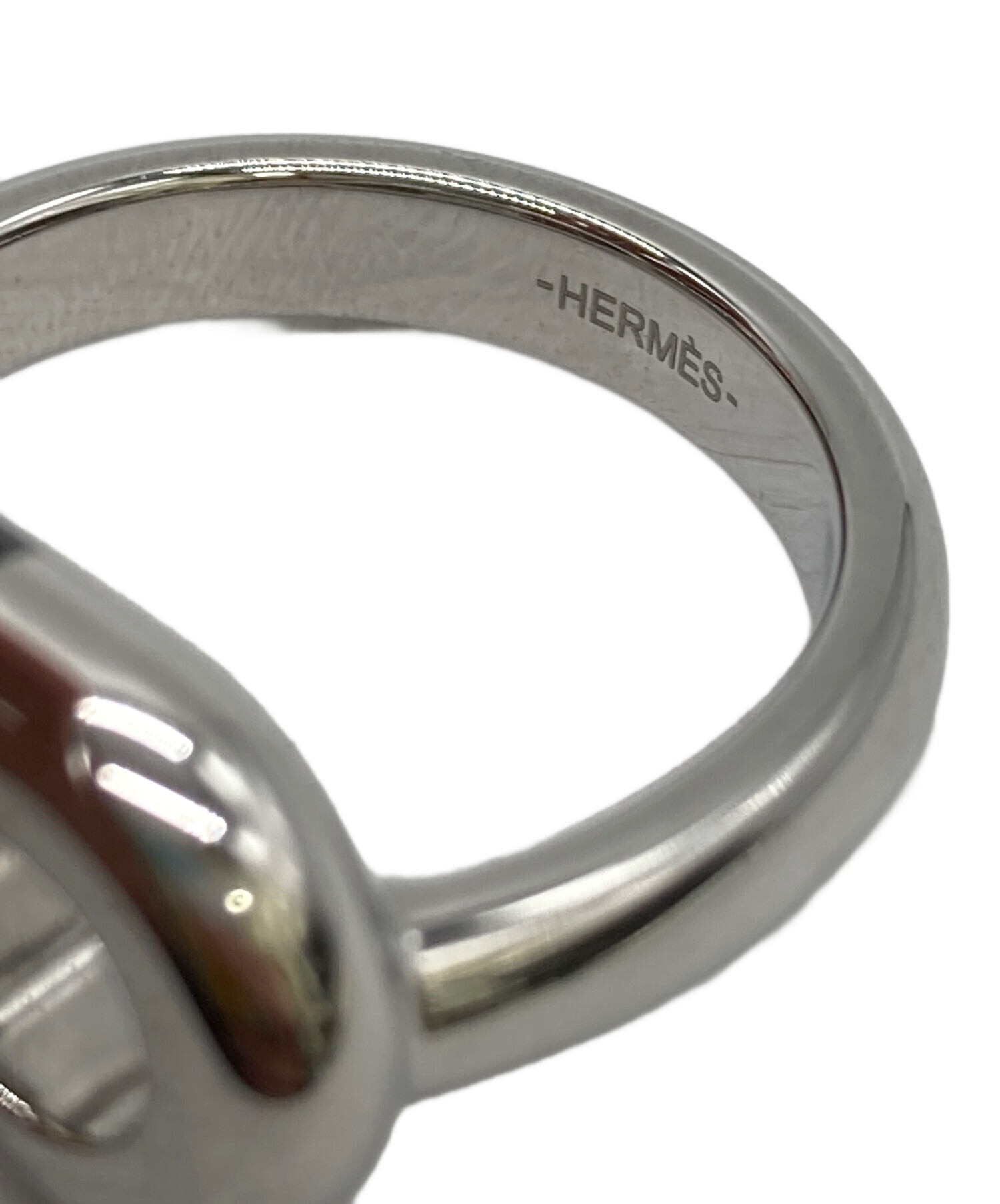 中古・古着通販】HERMES (エルメス) マイヨン シルバー×ブラック