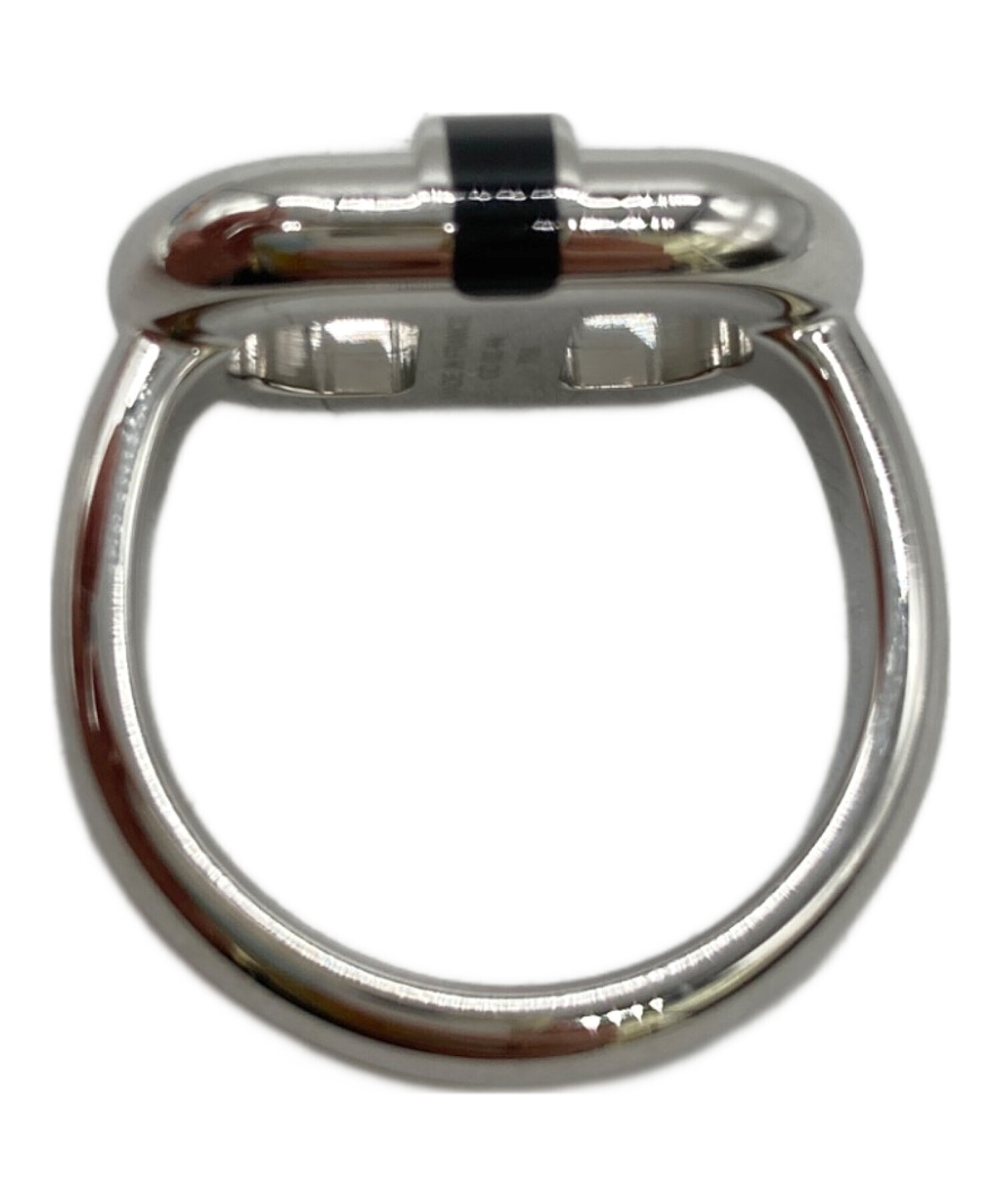 中古・古着通販】HERMES (エルメス) マイヨン シルバー×ブラック