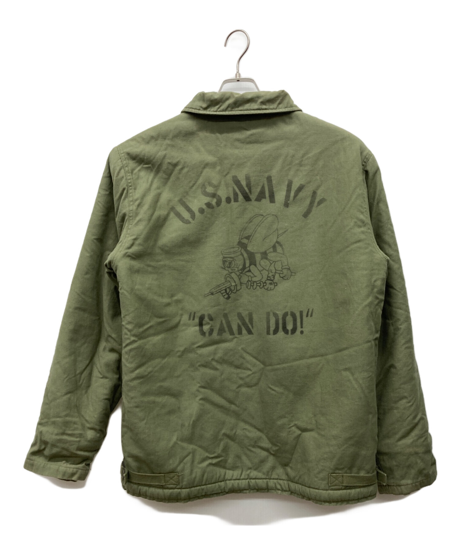 中古・古着通販】HOUSTON (ヒューストン) A-2デッキジャケット カーキ