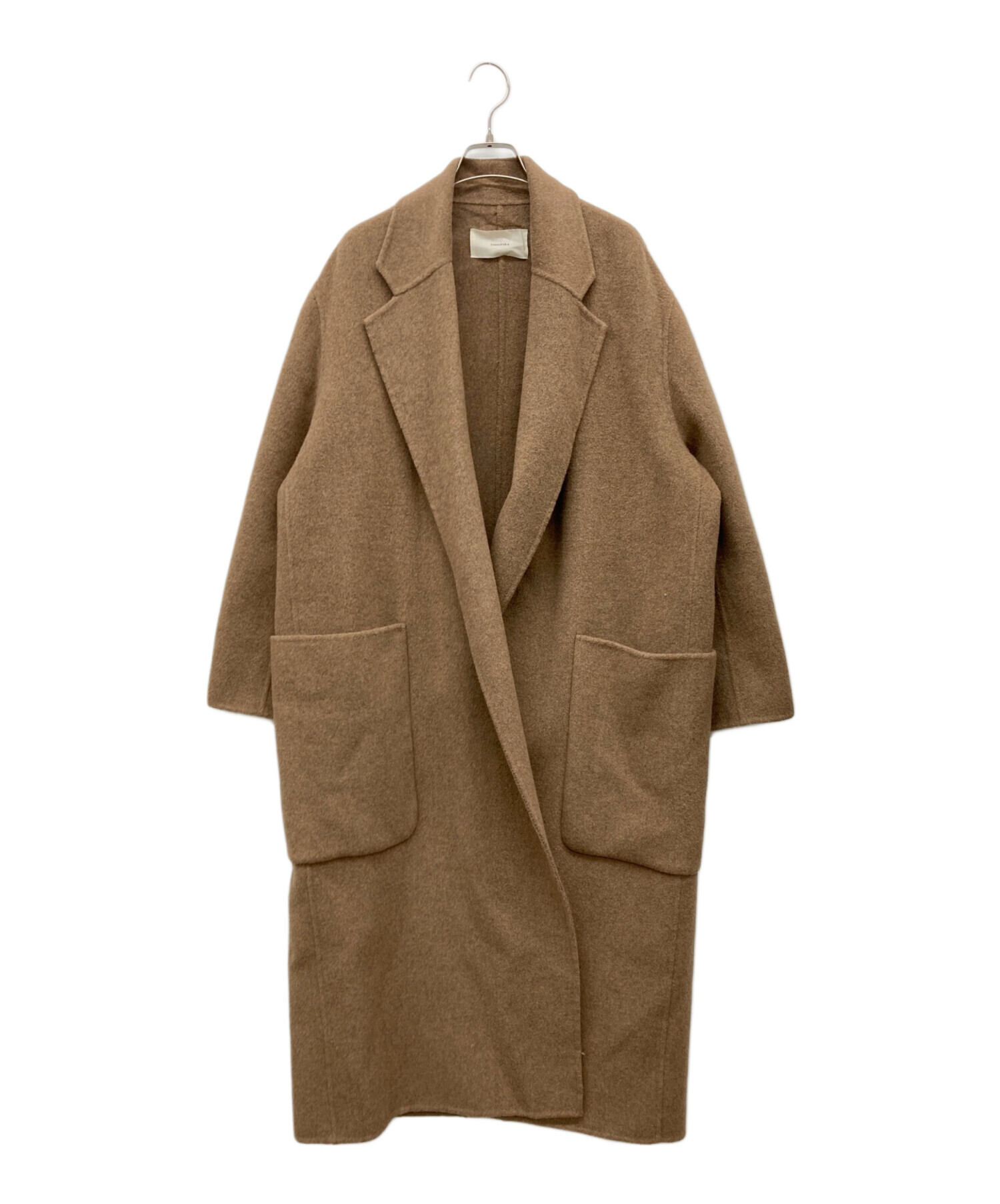 todayful ウールロングコート　モカ色 TODAYFUL トゥディフル ウールオーバーコート モカ 38