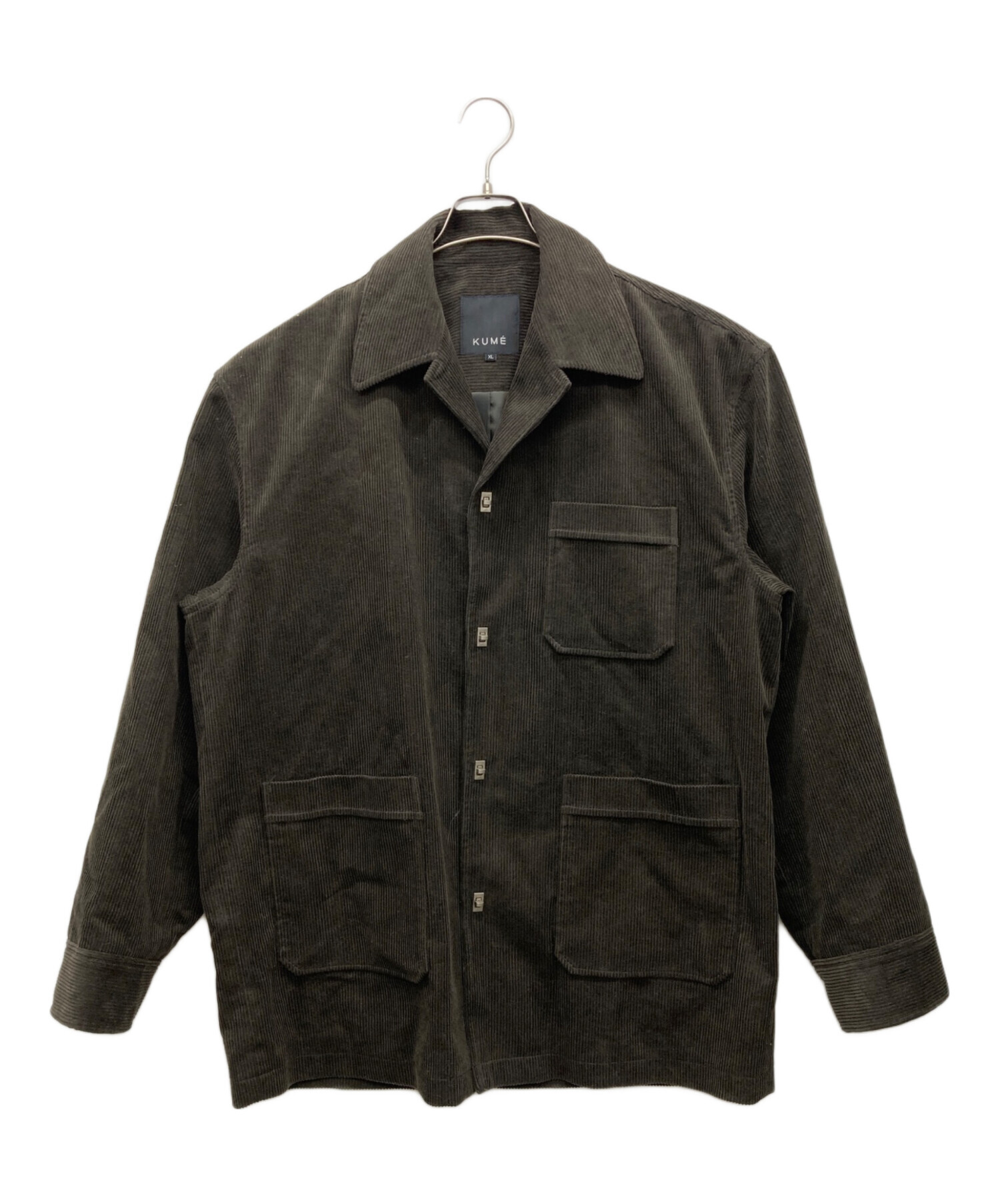 中古・古着通販】KUME (クメ) Men Corduroy Work Jacket, Khaki 中古・古着通販】KUME (クメ) Men Corduroy Work Jacket, Khaki