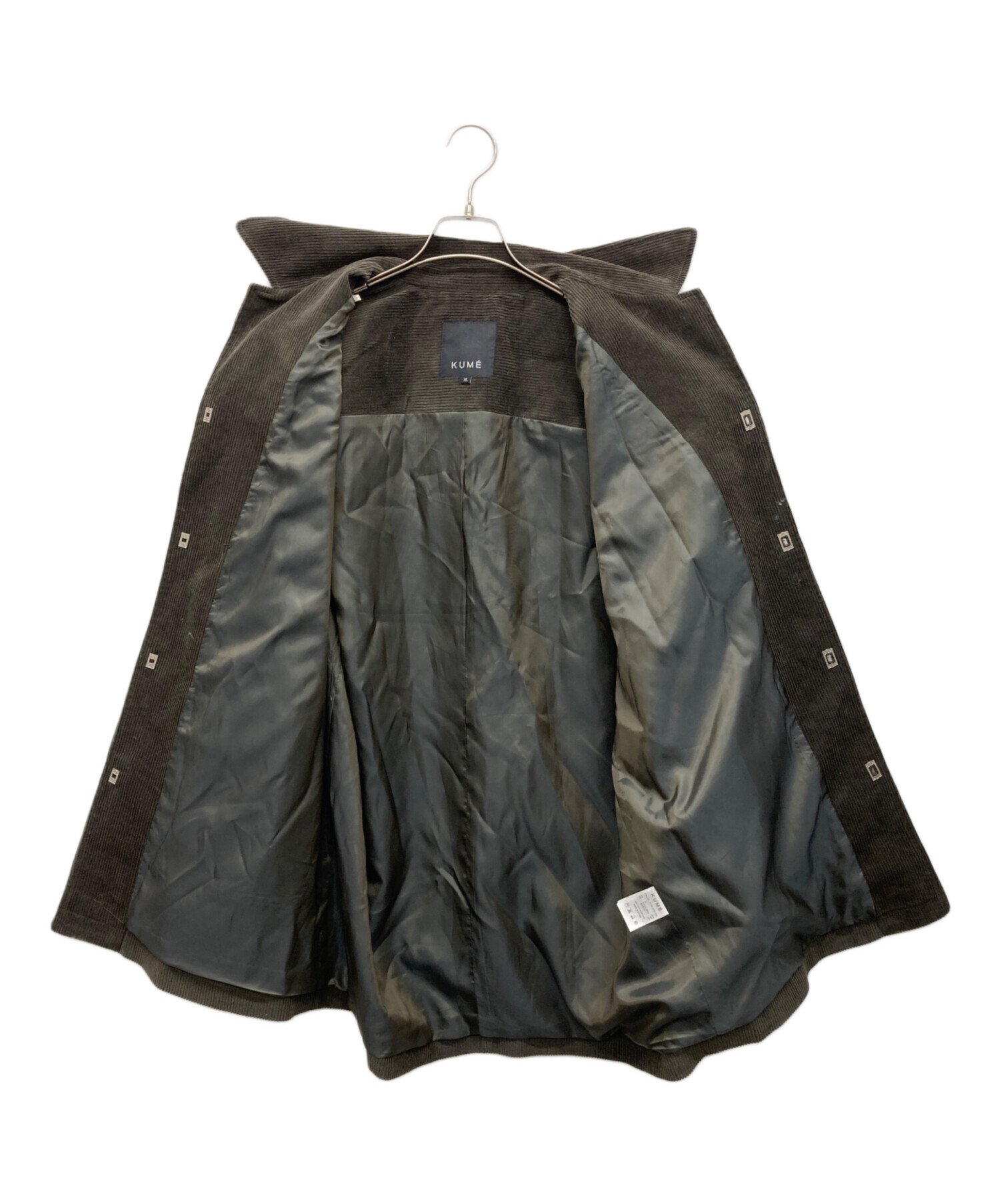 中古・古着通販】KUME (クメ) Men Corduroy Work Jacket, Khaki 中古・古着通販】KUME (クメ) Men Corduroy Work Jacket, Khaki