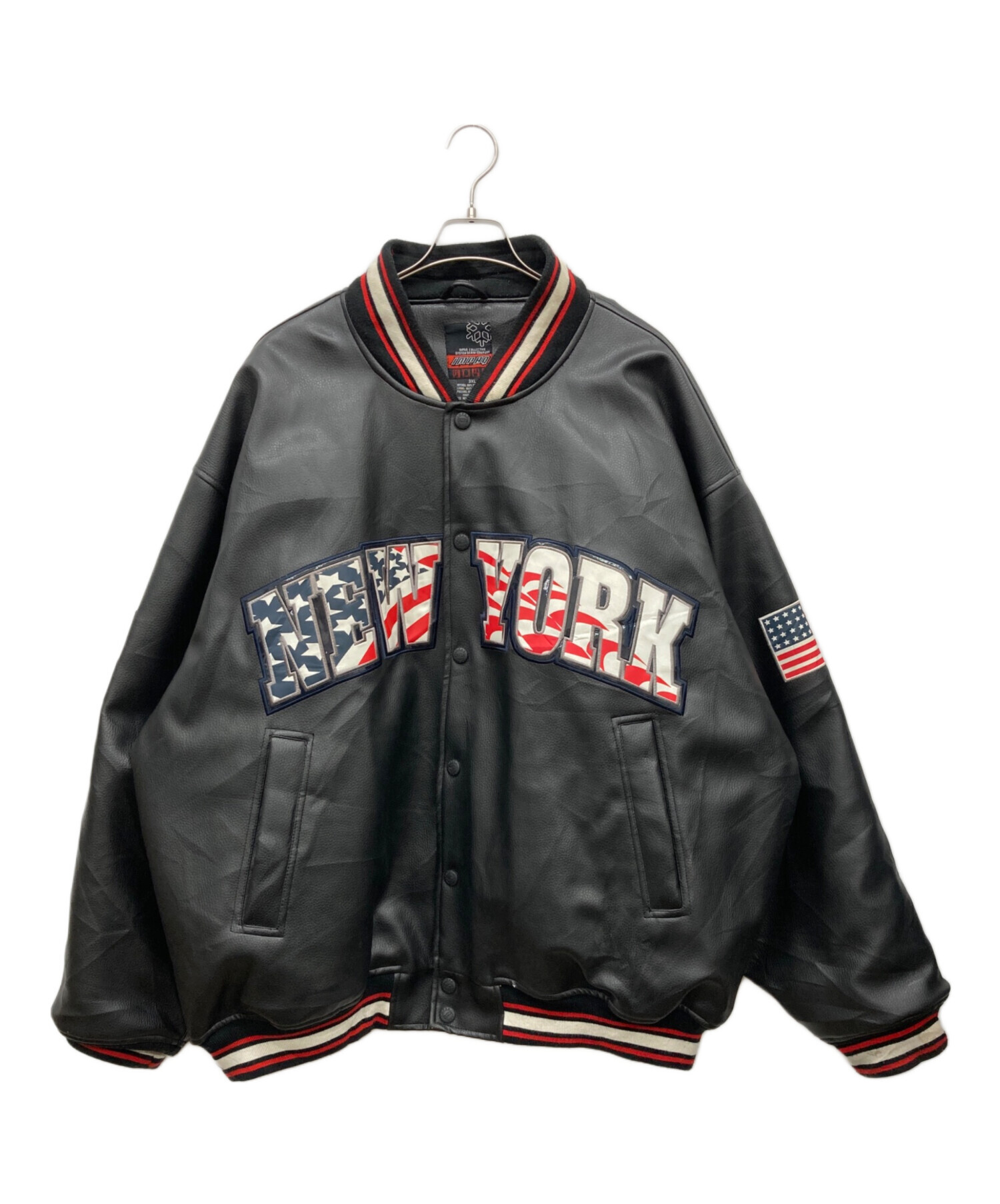 中古・古着通販】IMPAQ (インパック) スタジャン ブラック サイズ:3XL