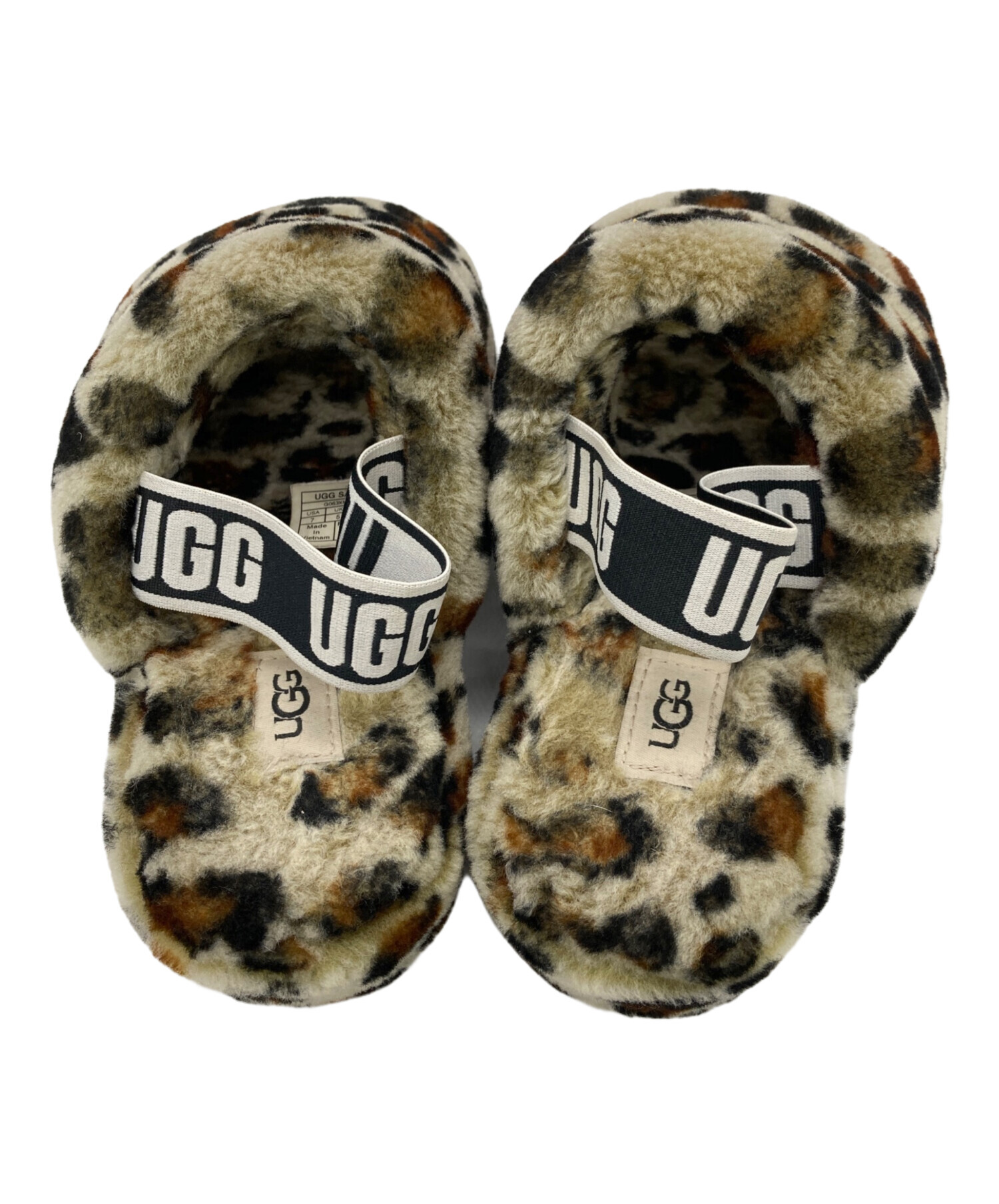 中古・古着通販】UGG (アグ) FLUFF YEAH SLIDE LEOPARD ムートン