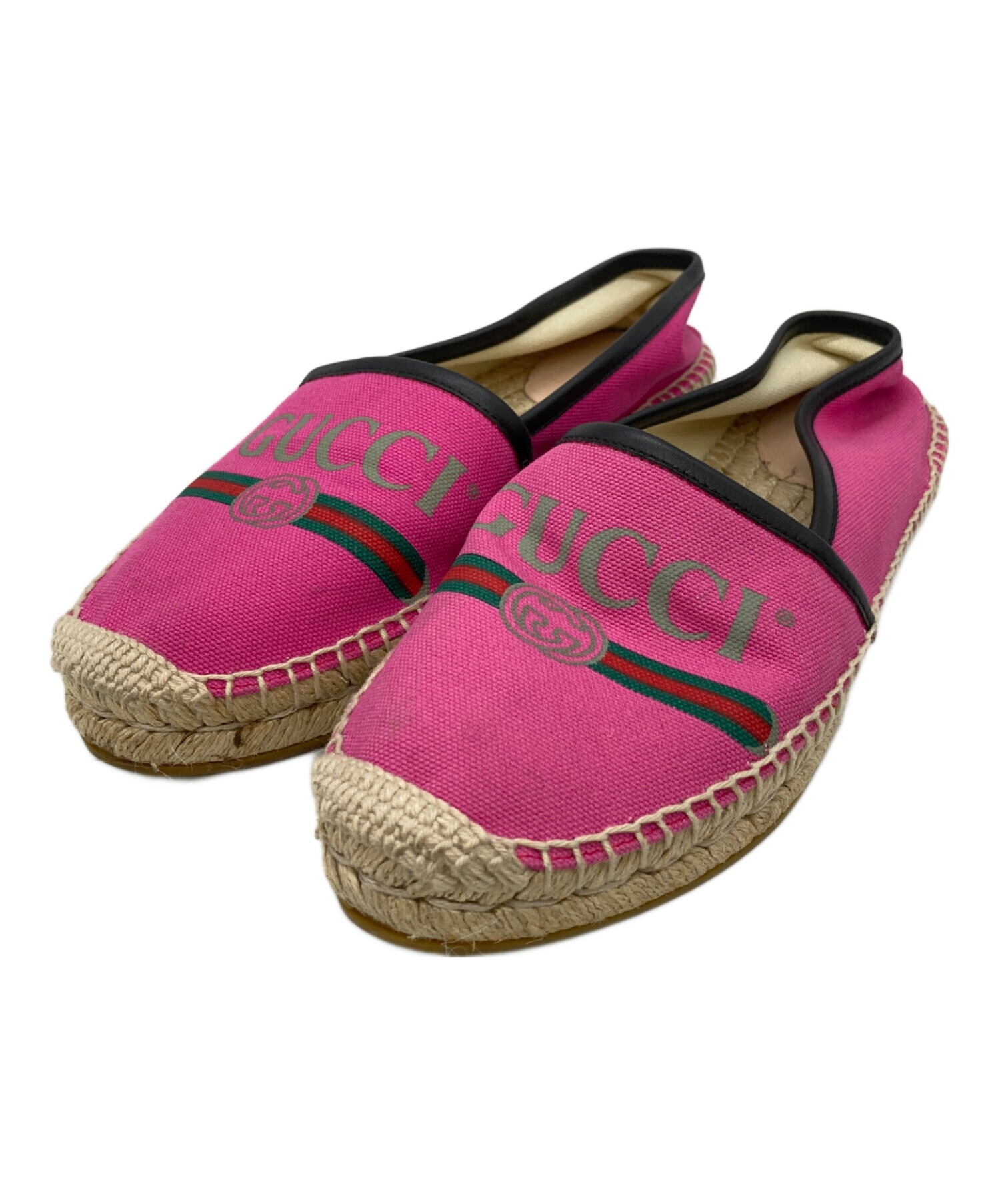 中古・古着通販】GUCCI (グッチ) エスパドリーユ キャンパ フラット