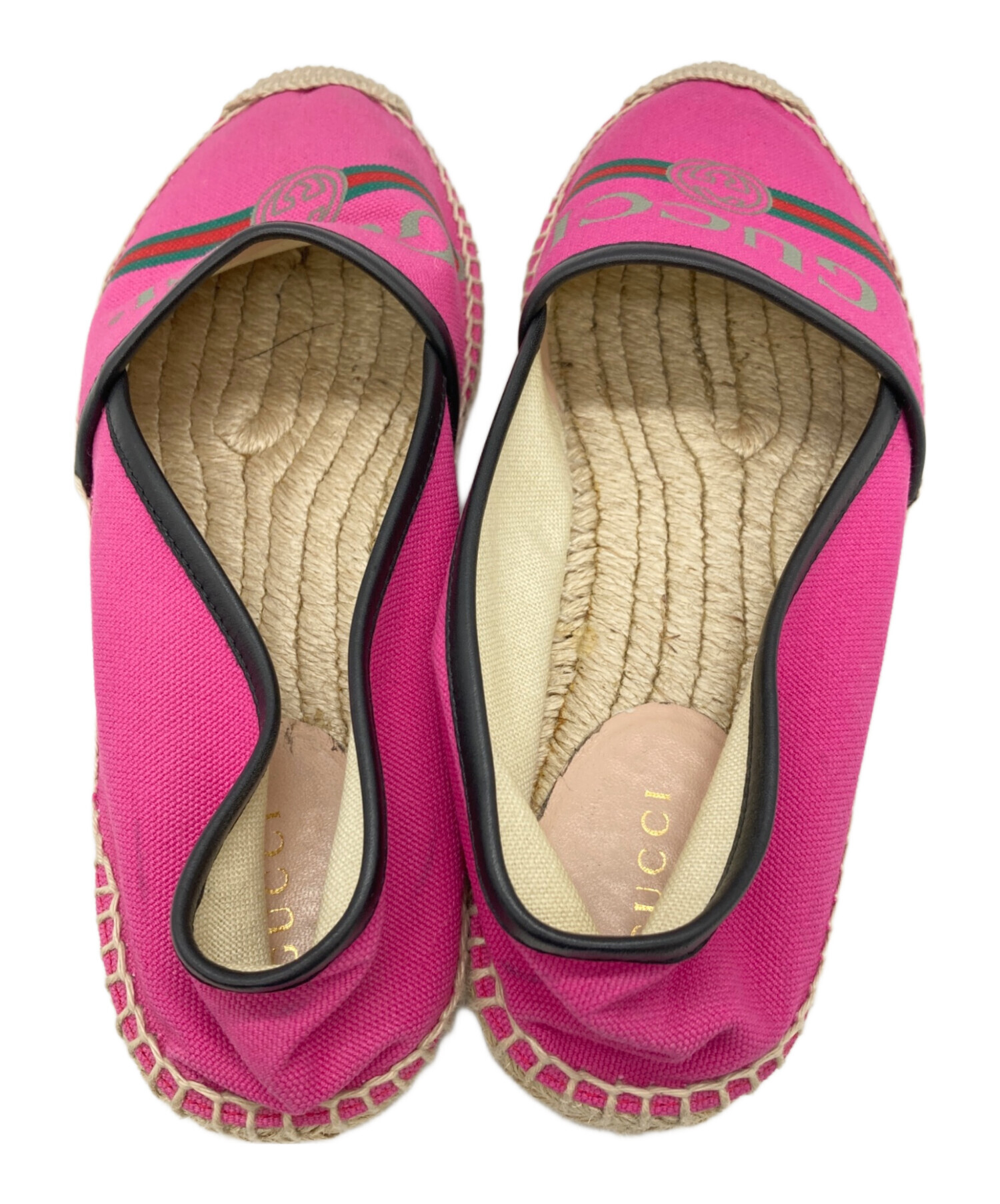 中古・古着通販】GUCCI (グッチ) エスパドリーユ キャンパ フラット