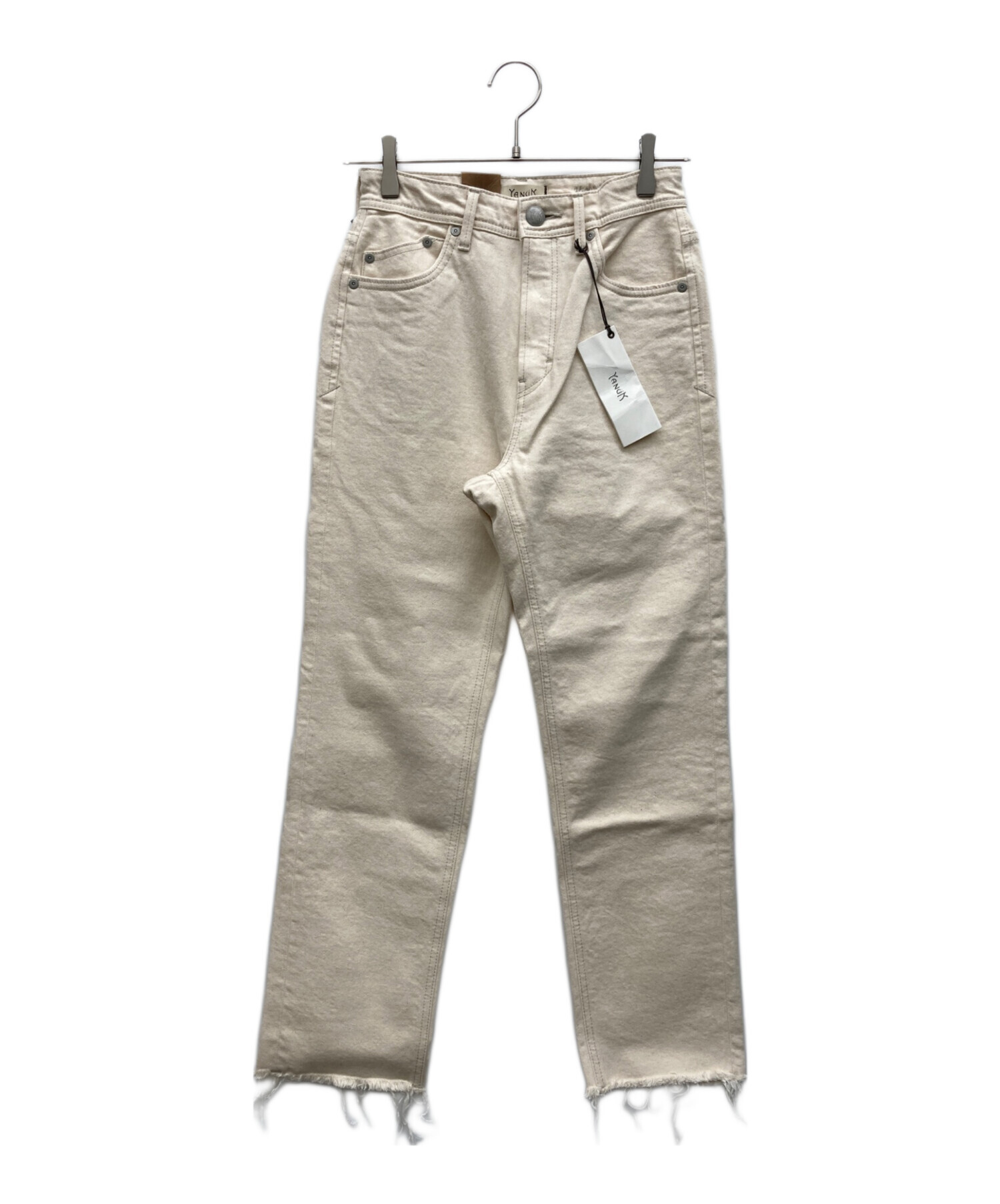中古・古着通販】YANUK (ヤヌーク) HIGH WAIST ANNETTE ベージュ 