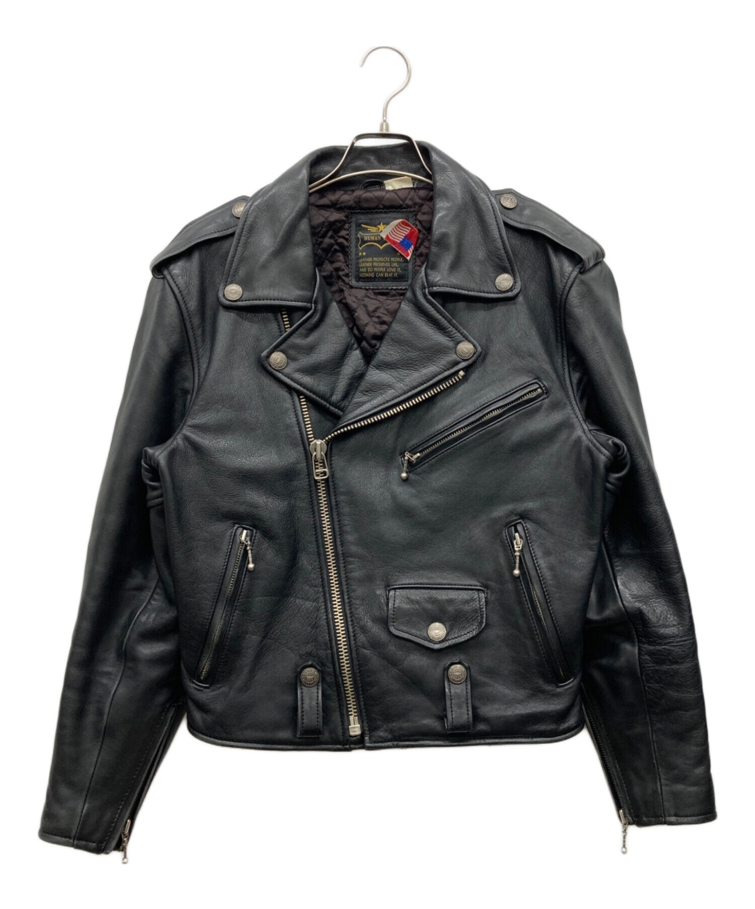 中古・古着通販】HUMAN BING (ヒューマンビーング) レザーライダース