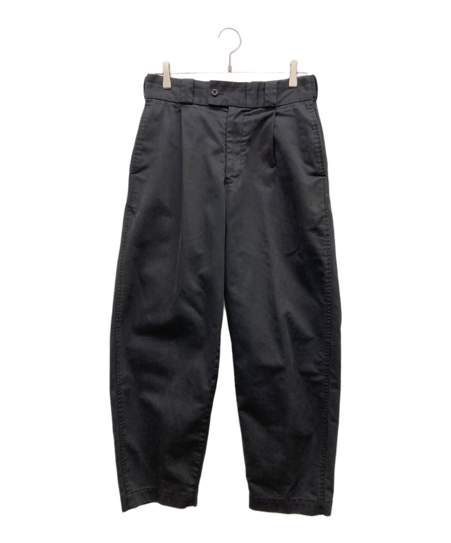 中古・古着通販】CAHLUMN (カウラム) TC Twill 1 Tuck Pants グレー