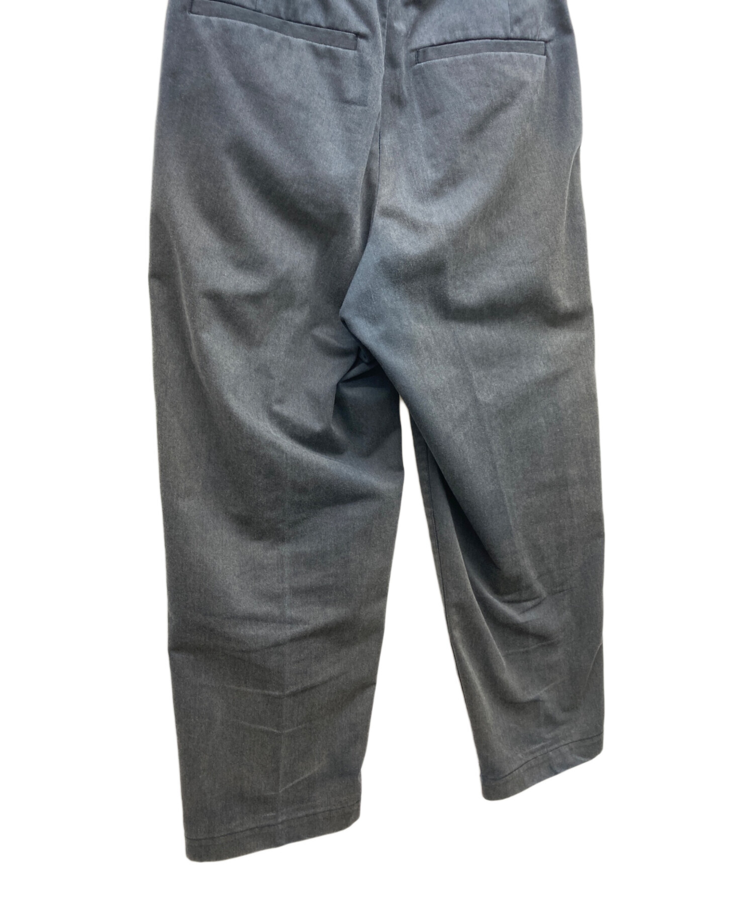 中古・古着通販】CAHLUMN (カウラム) TC Twill 1 Tuck Pants グレー