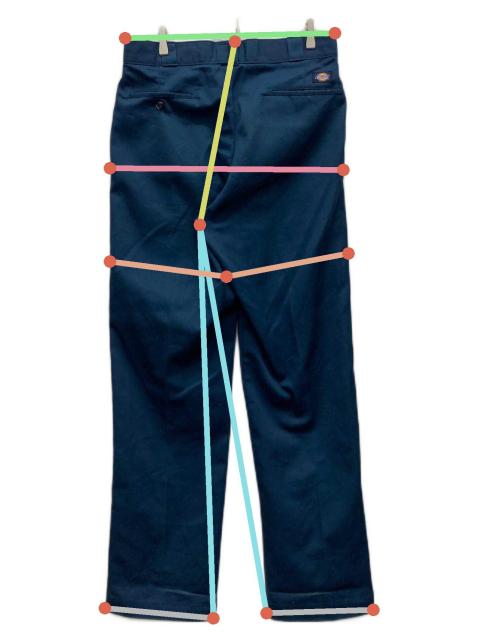 中古・古着通販】Dickies (ディッキーズ) ワークパンツ ネイビー