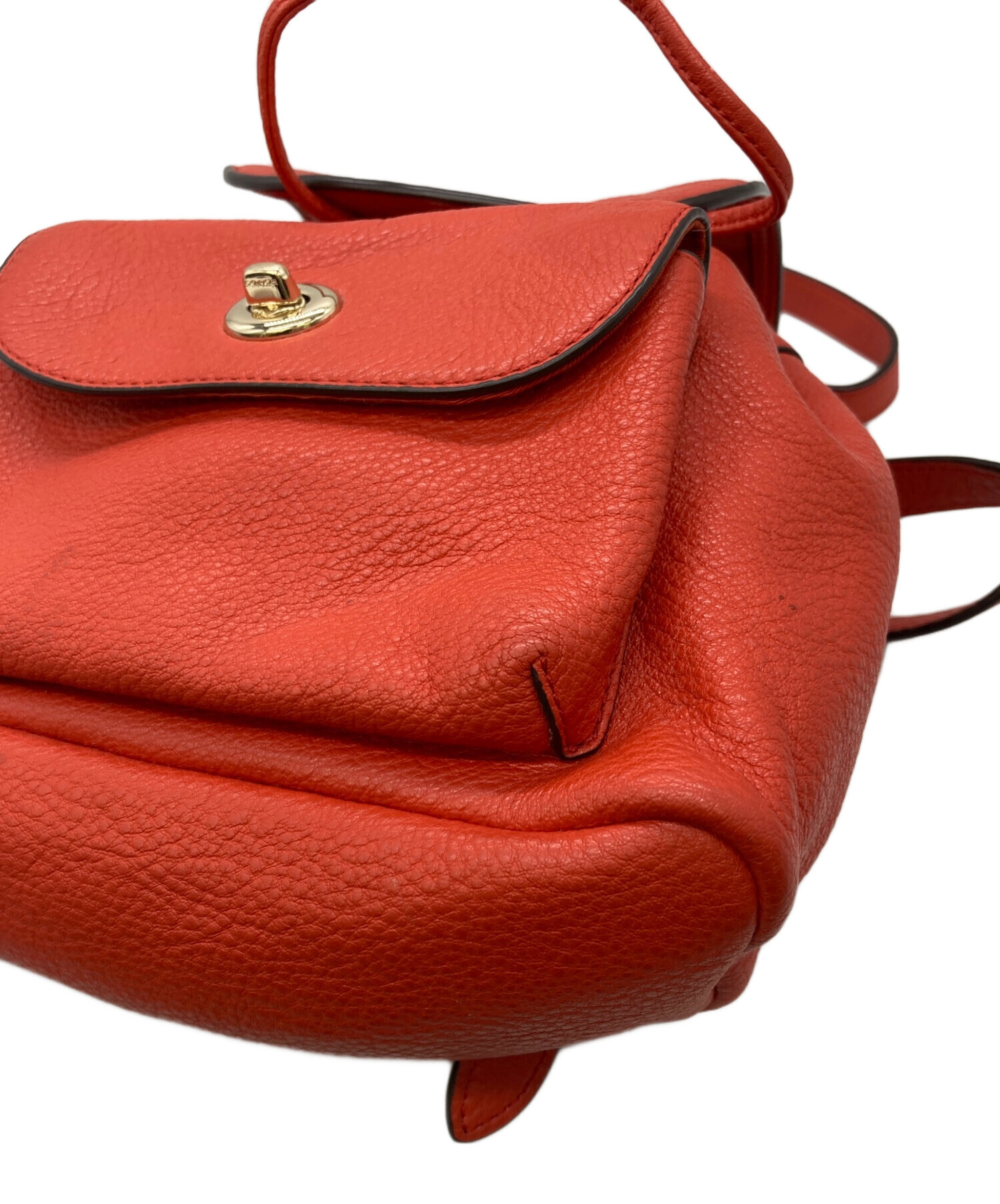 中古・古着通販】COACH (コーチ) ターンロックリュック レッド 