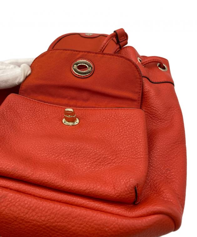 中古・古着通販】COACH (コーチ) ターンロックリュック レッド