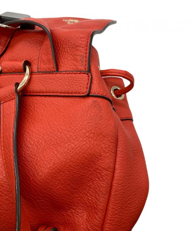 中古・古着通販】COACH (コーチ) ターンロックリュック レッド